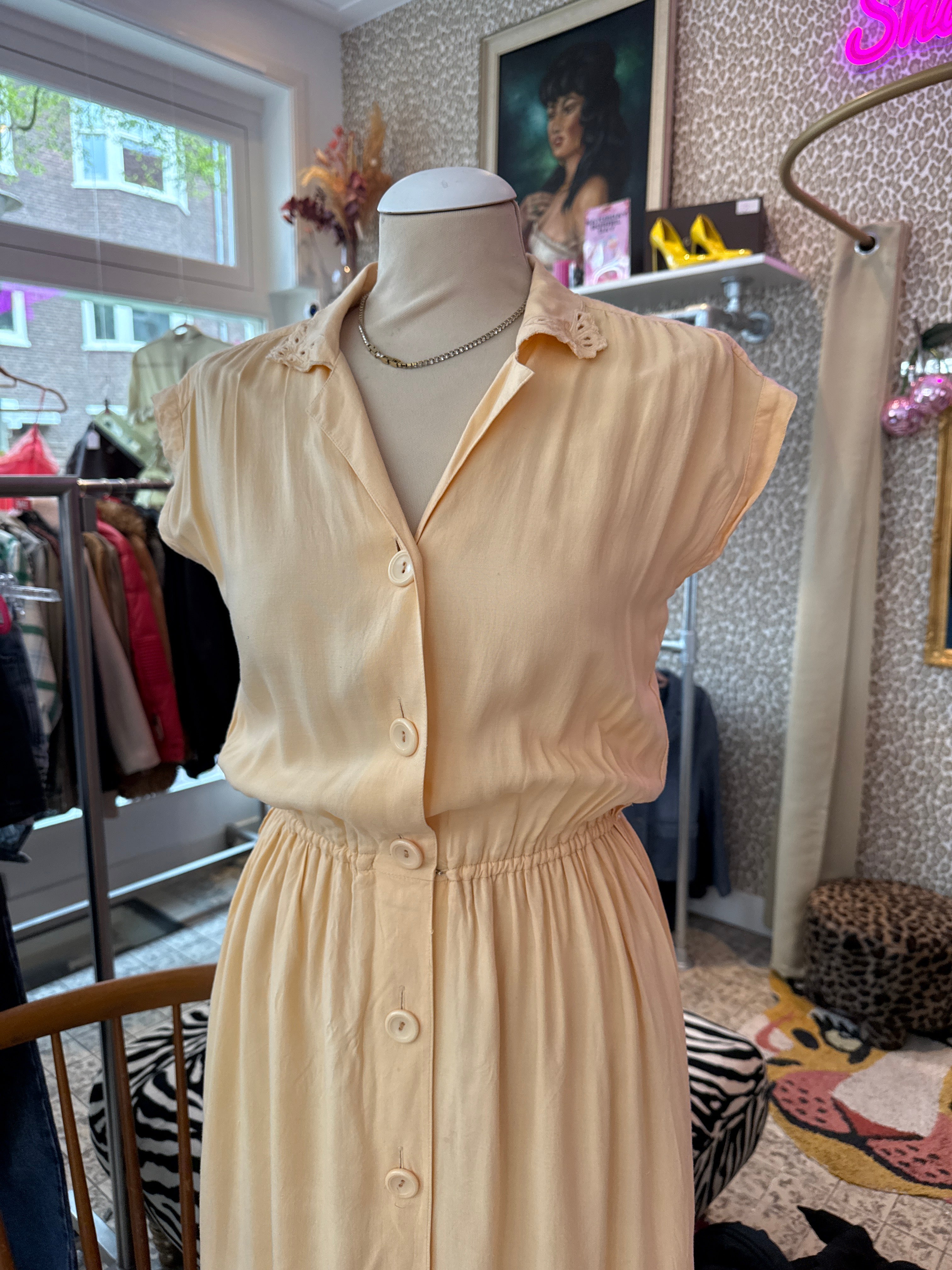 Vintage jurk maat M