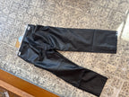 Vintage broek leer maat M