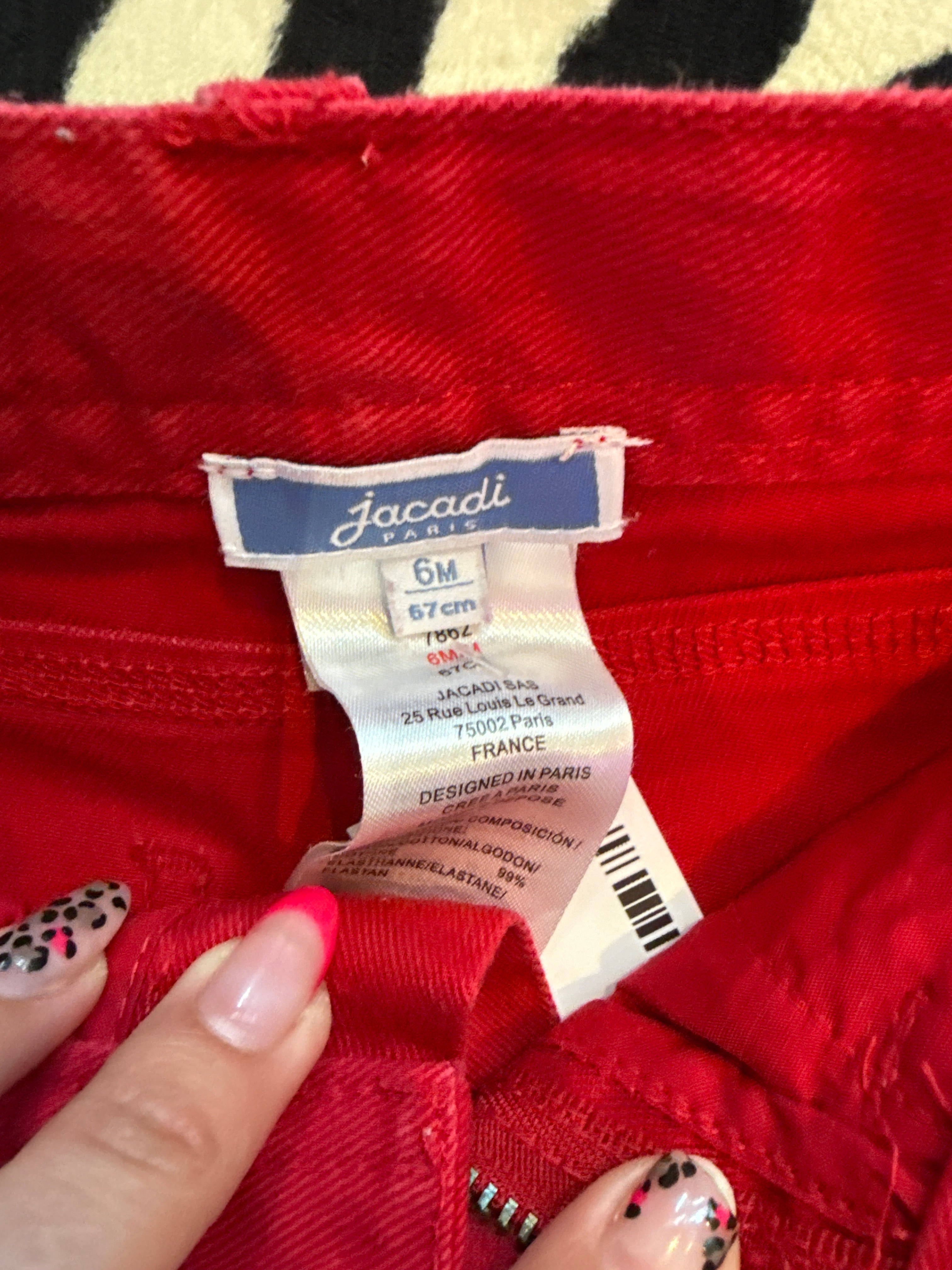 Jacardi broek 6 maanden 68 cm