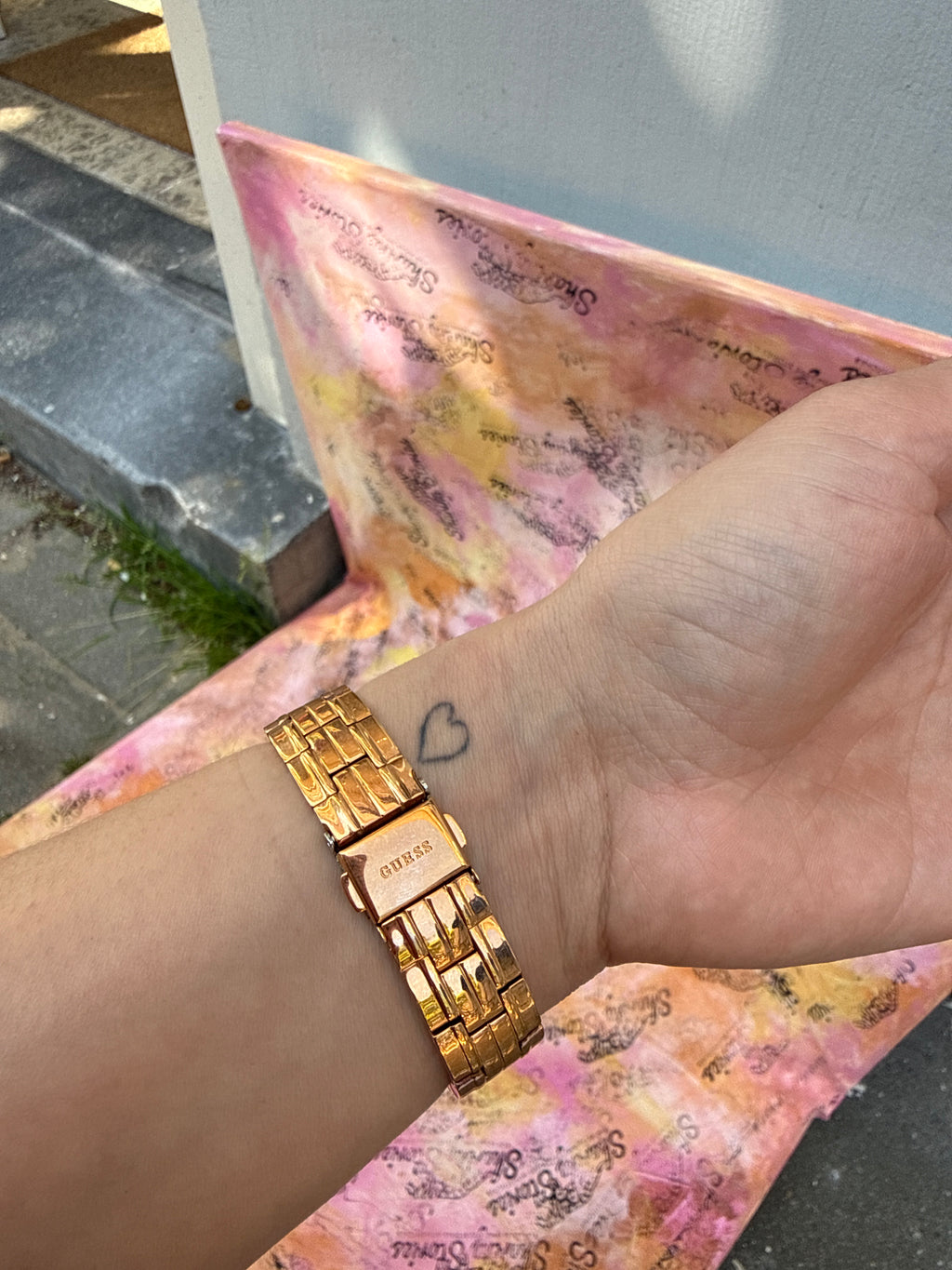Geuss horloge rose goud (nieuw in originele verpakking)
