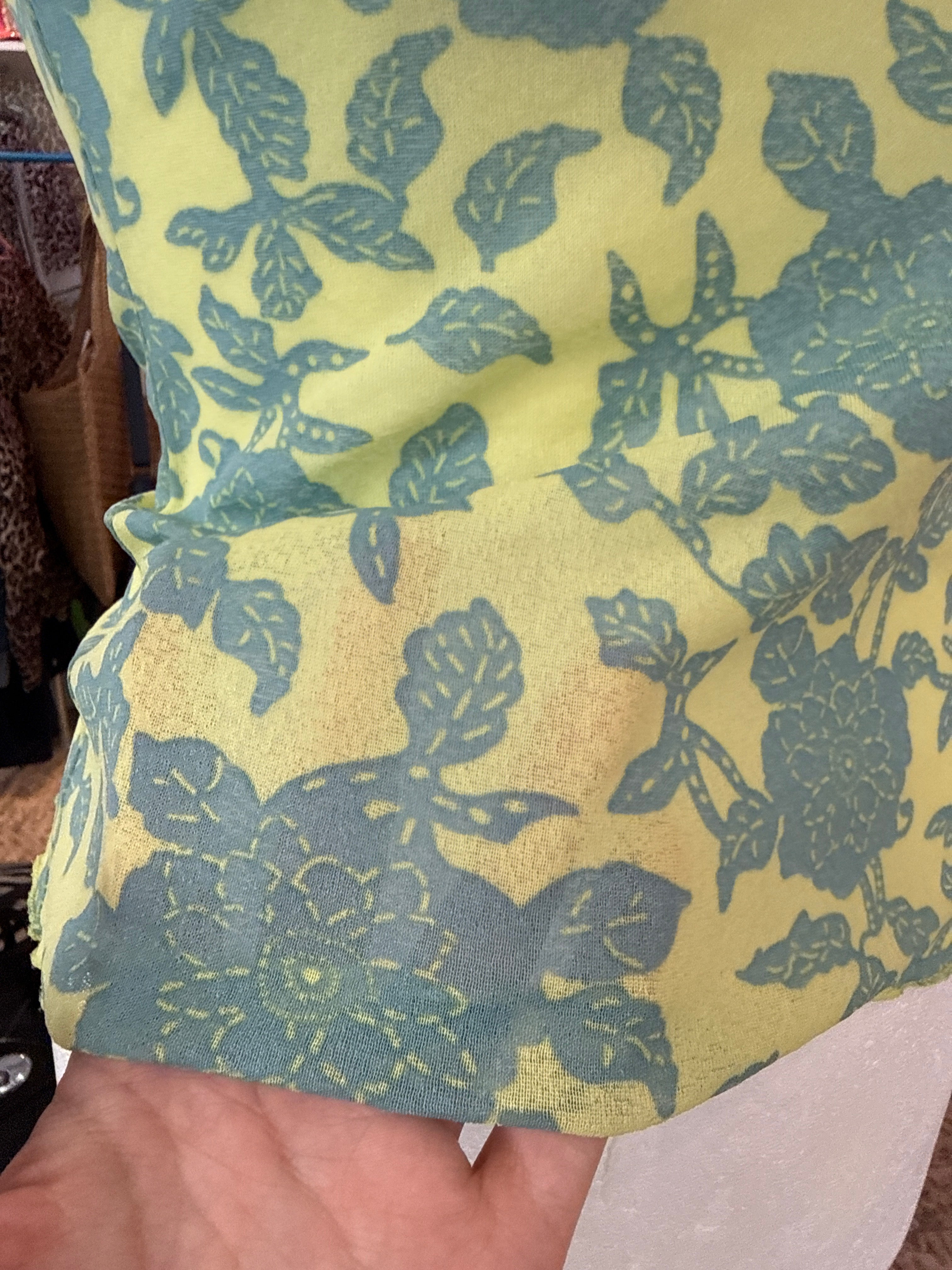 Vintage shirt (doorschijnend) maat M