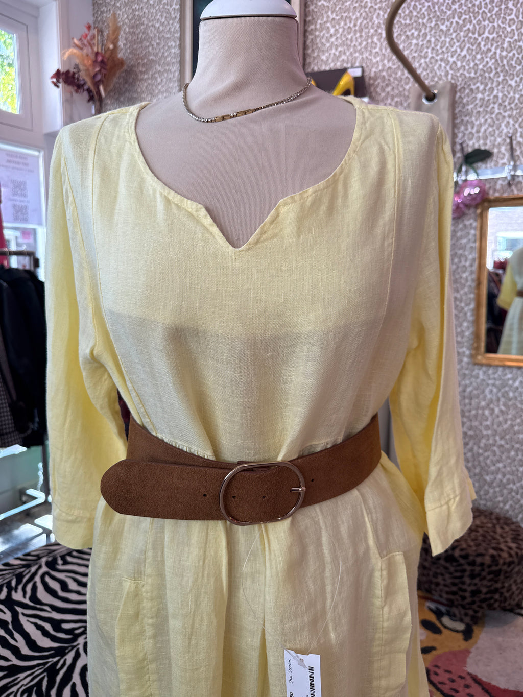 Jurk exclusief riem one size