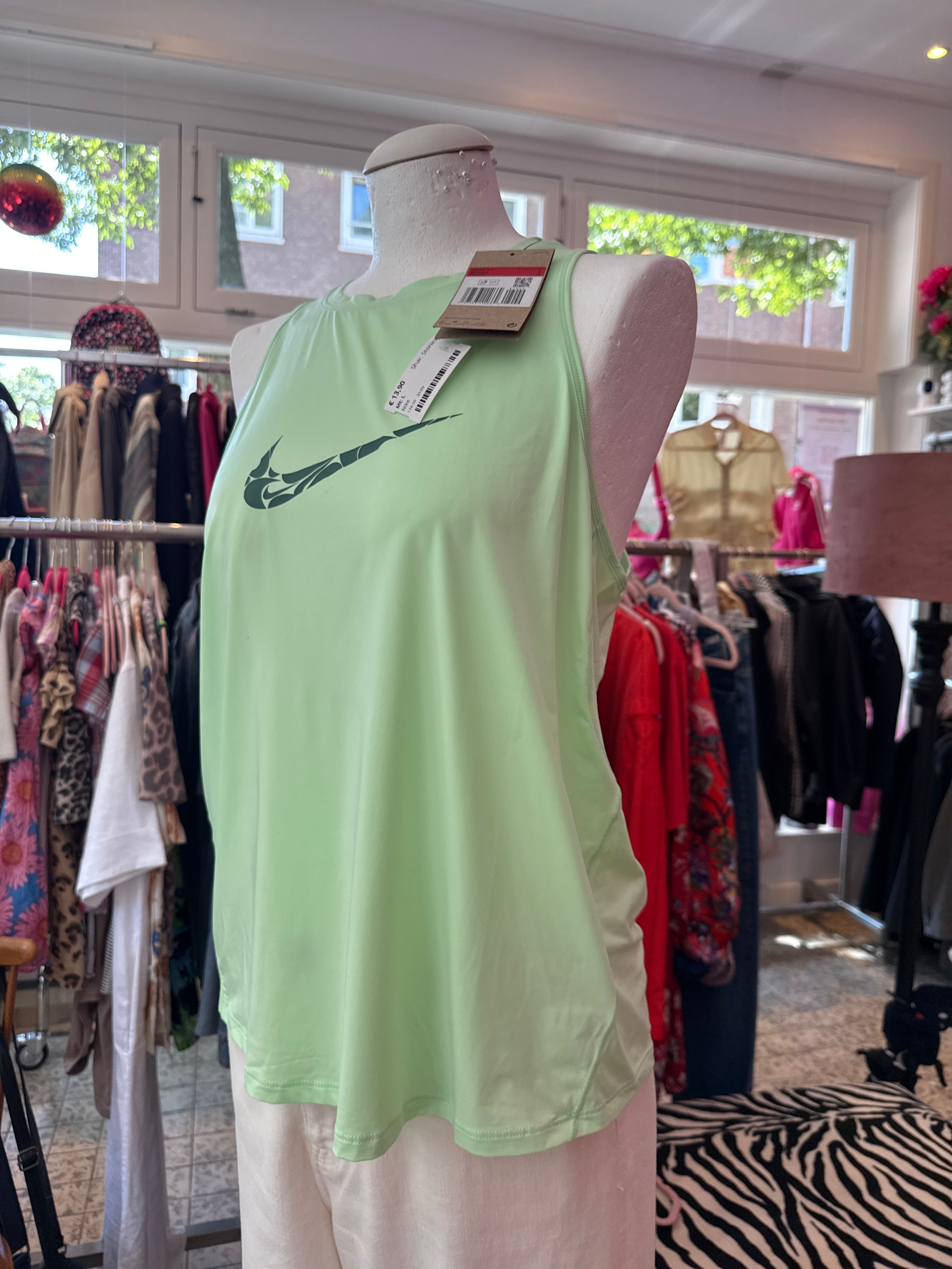 Nike sport top (nieuw) maat L