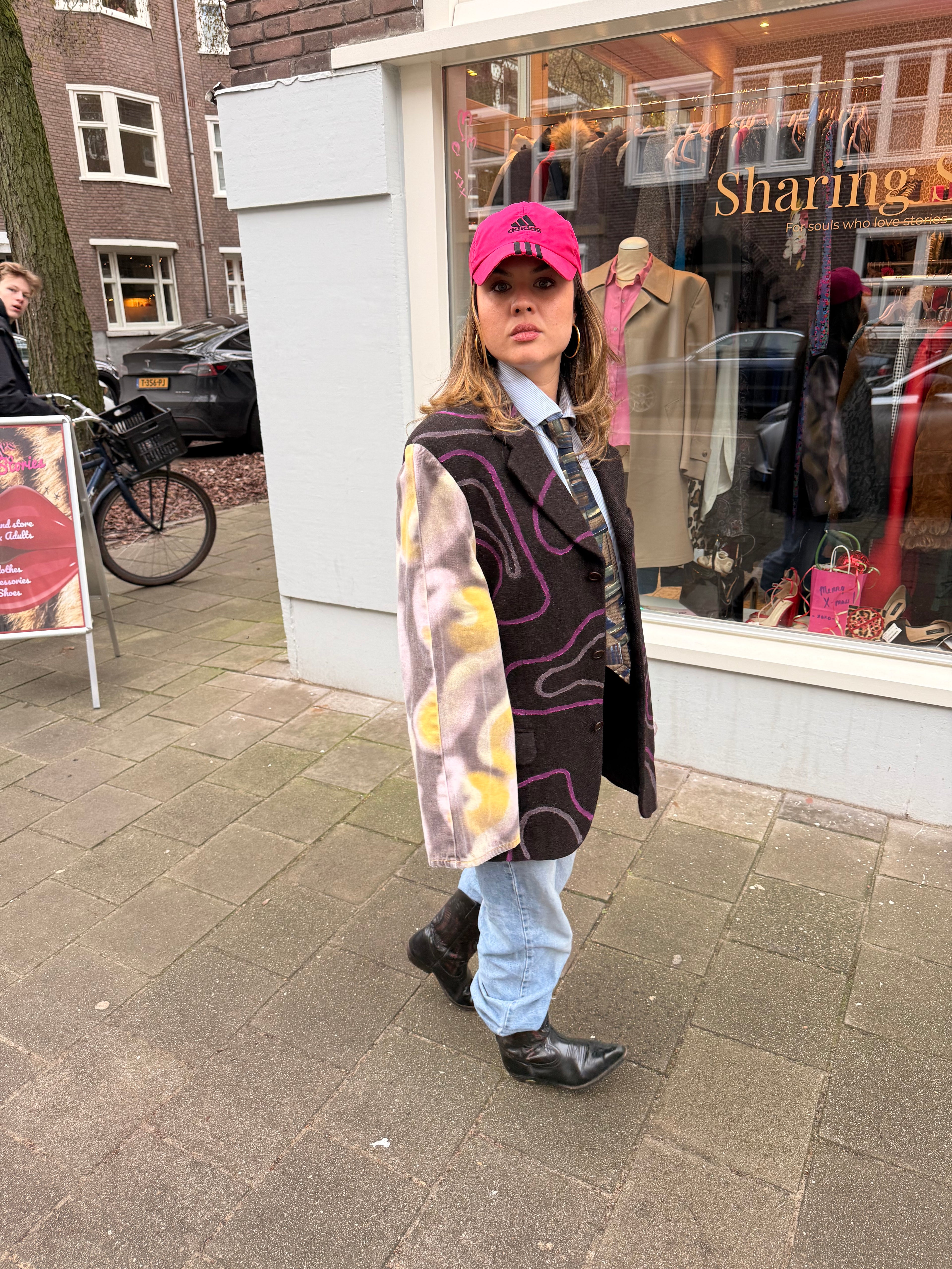 Upcycled blazer Brandnew x Sharing Stories maat L