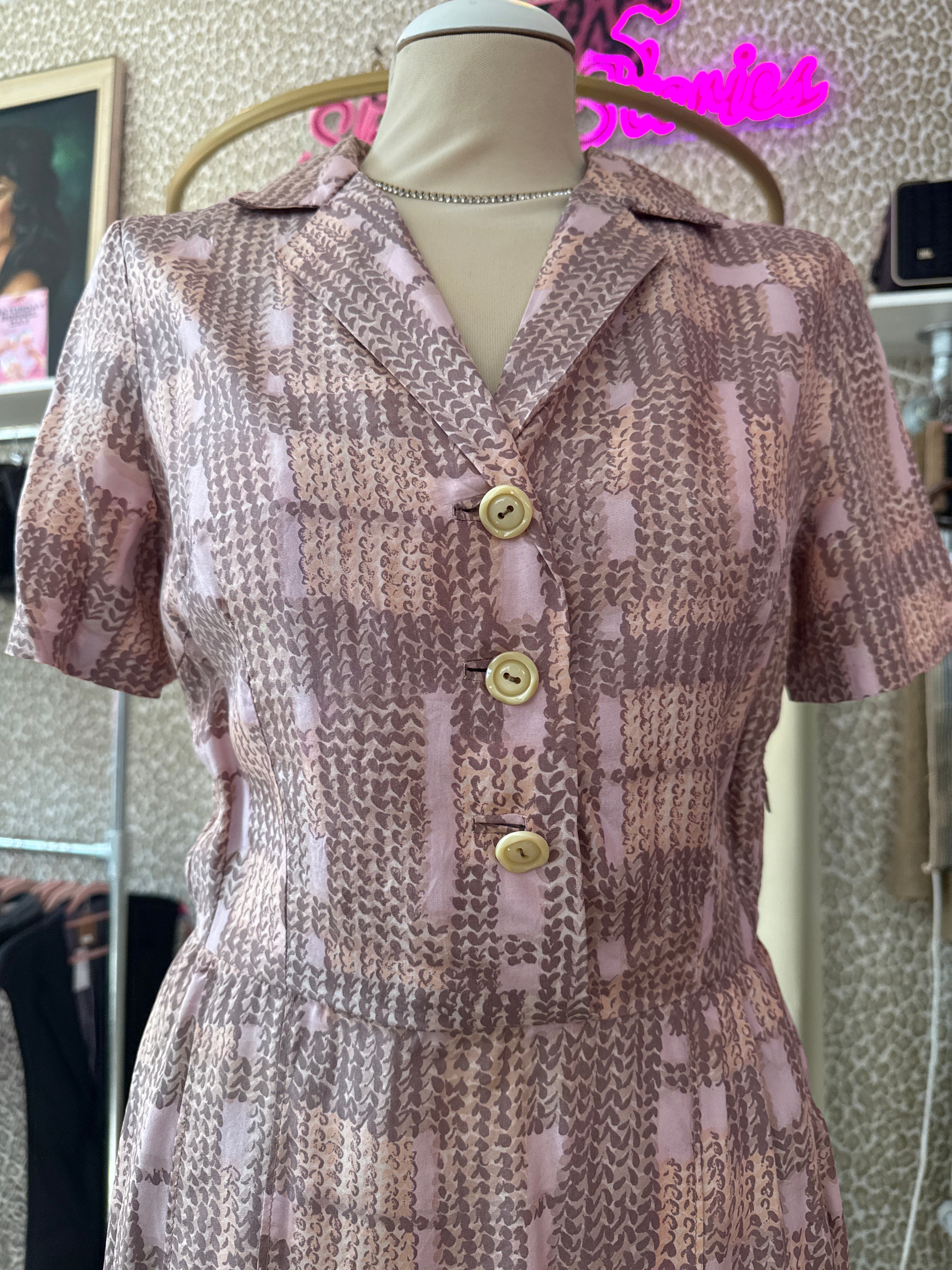 Vintage jurk maat S/M