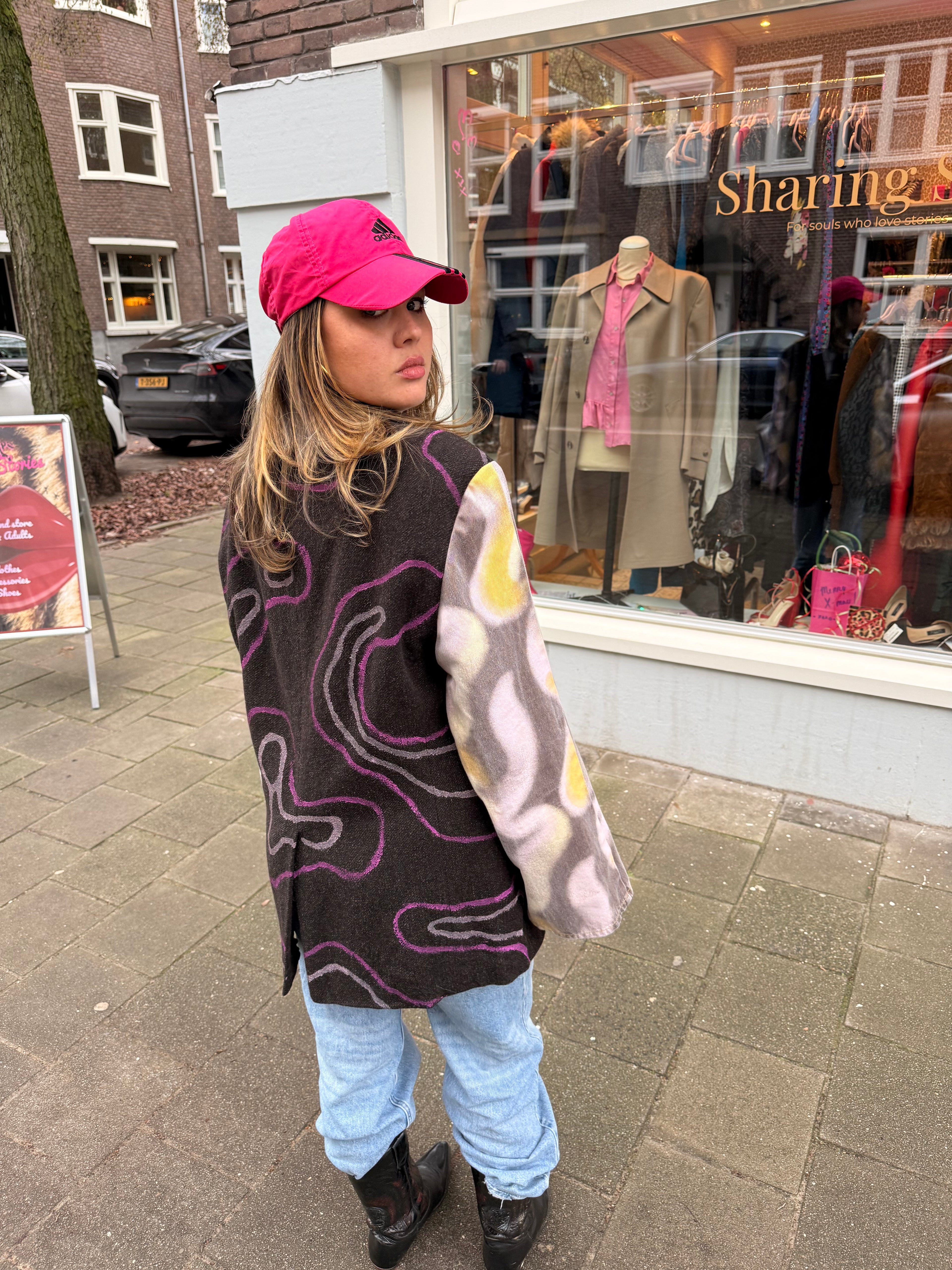 Upcycled blazer Brandnew x Sharing Stories maat L