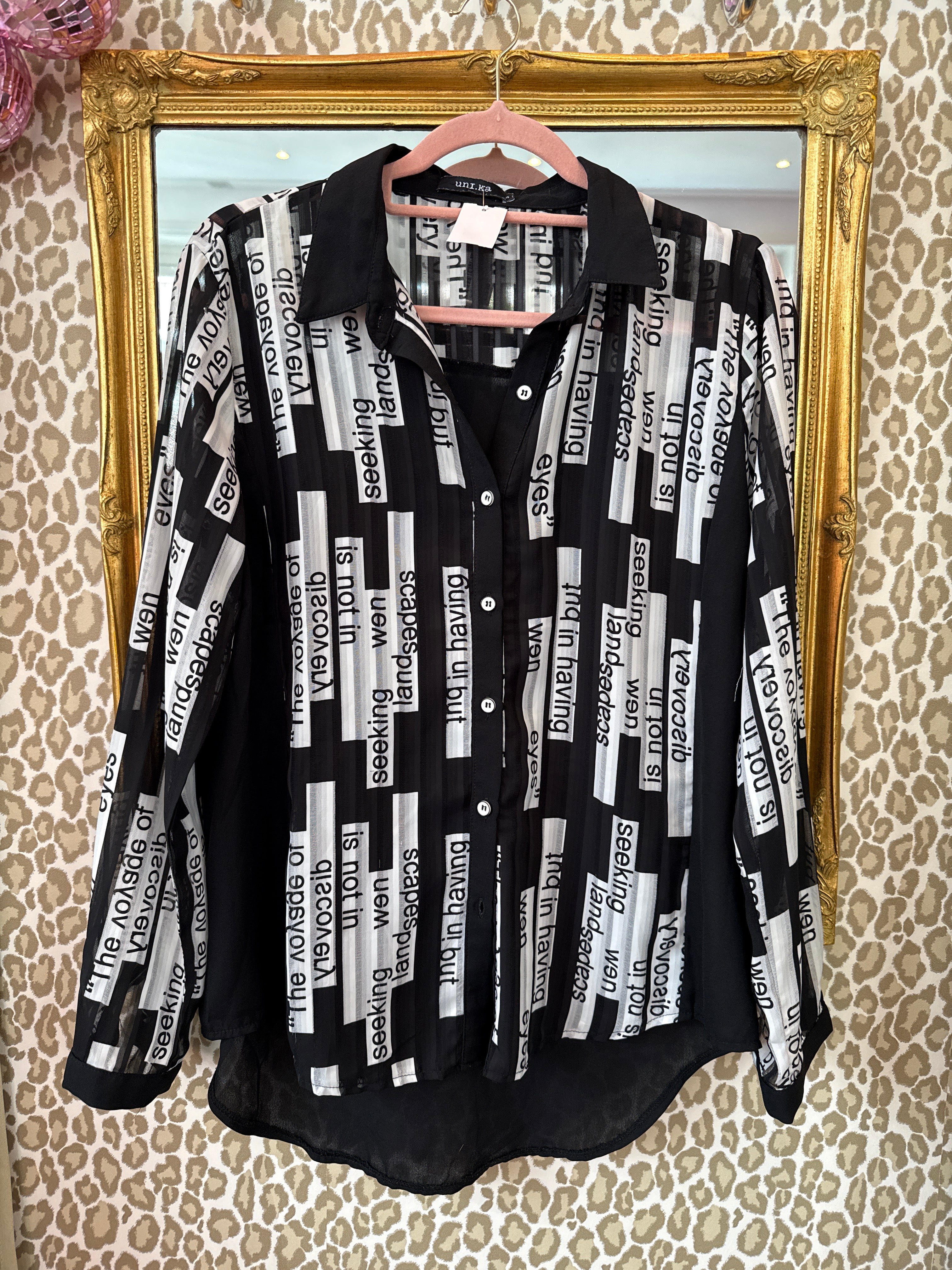 Vintage blouse maat S