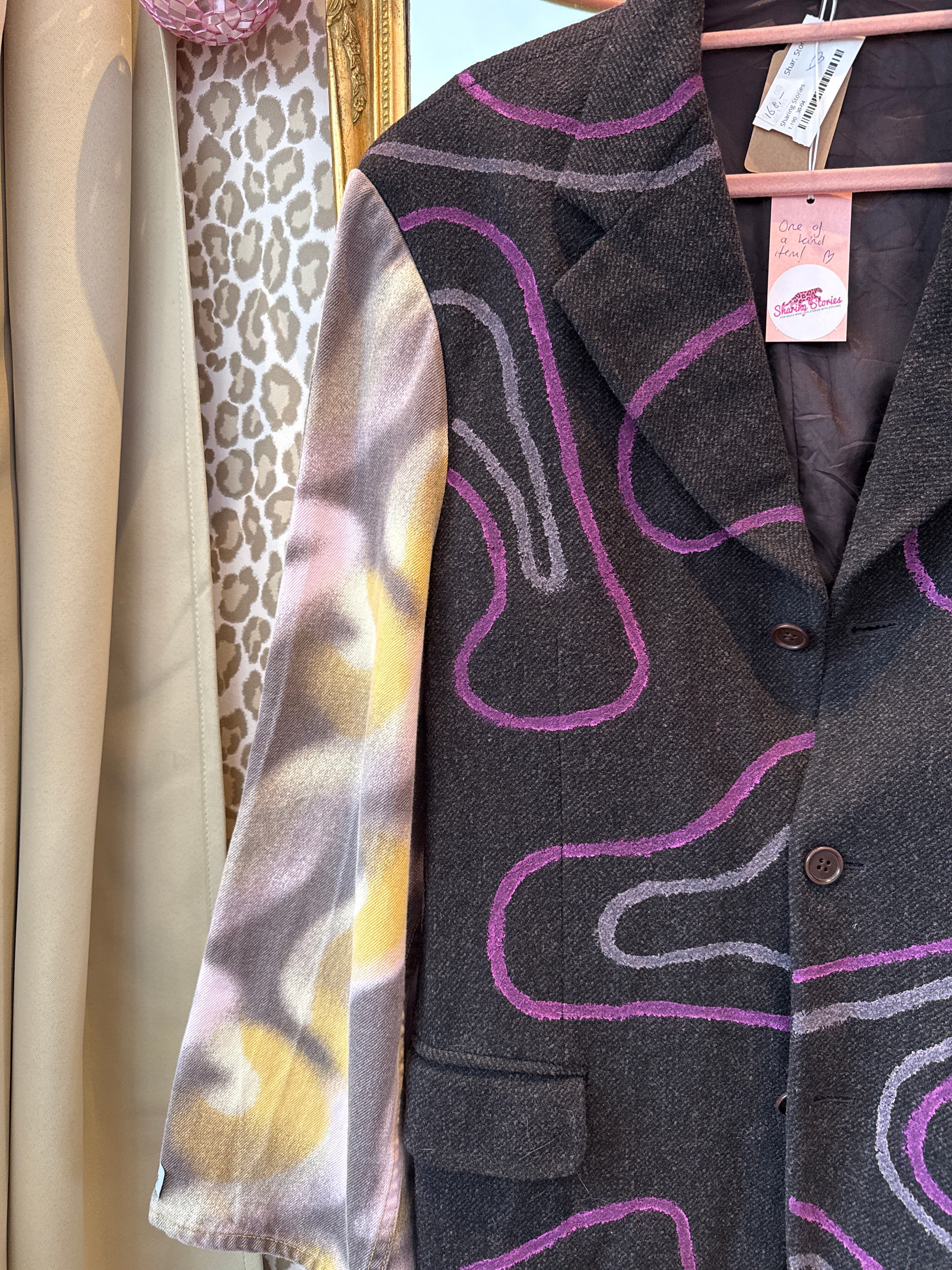 Upcycled blazer Brandnew x Sharing Stories maat L