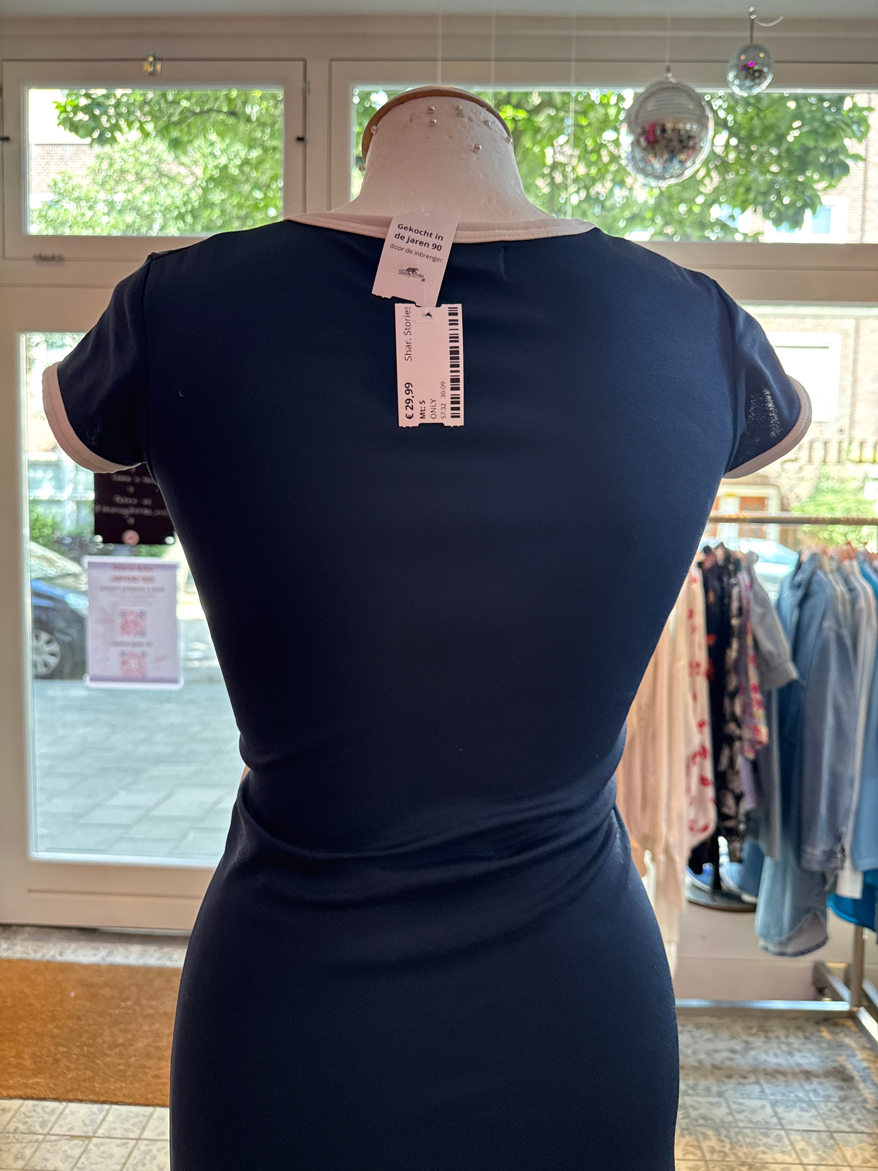 Vintage Jaren 90 ONLY jurk maat S