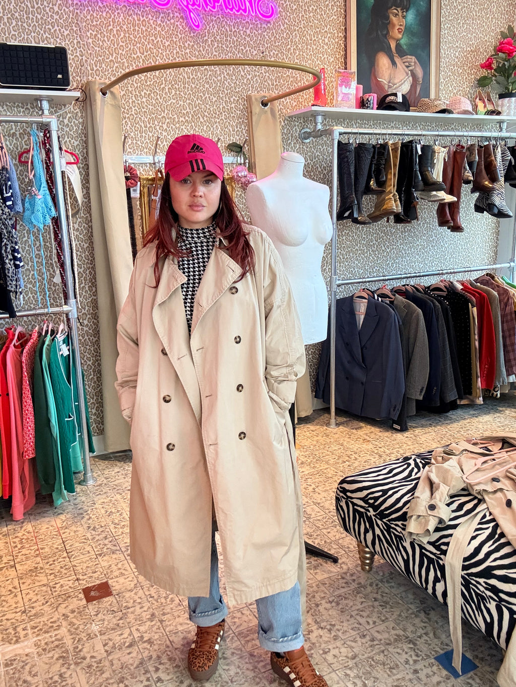 H&M trenchcoat maat M/L