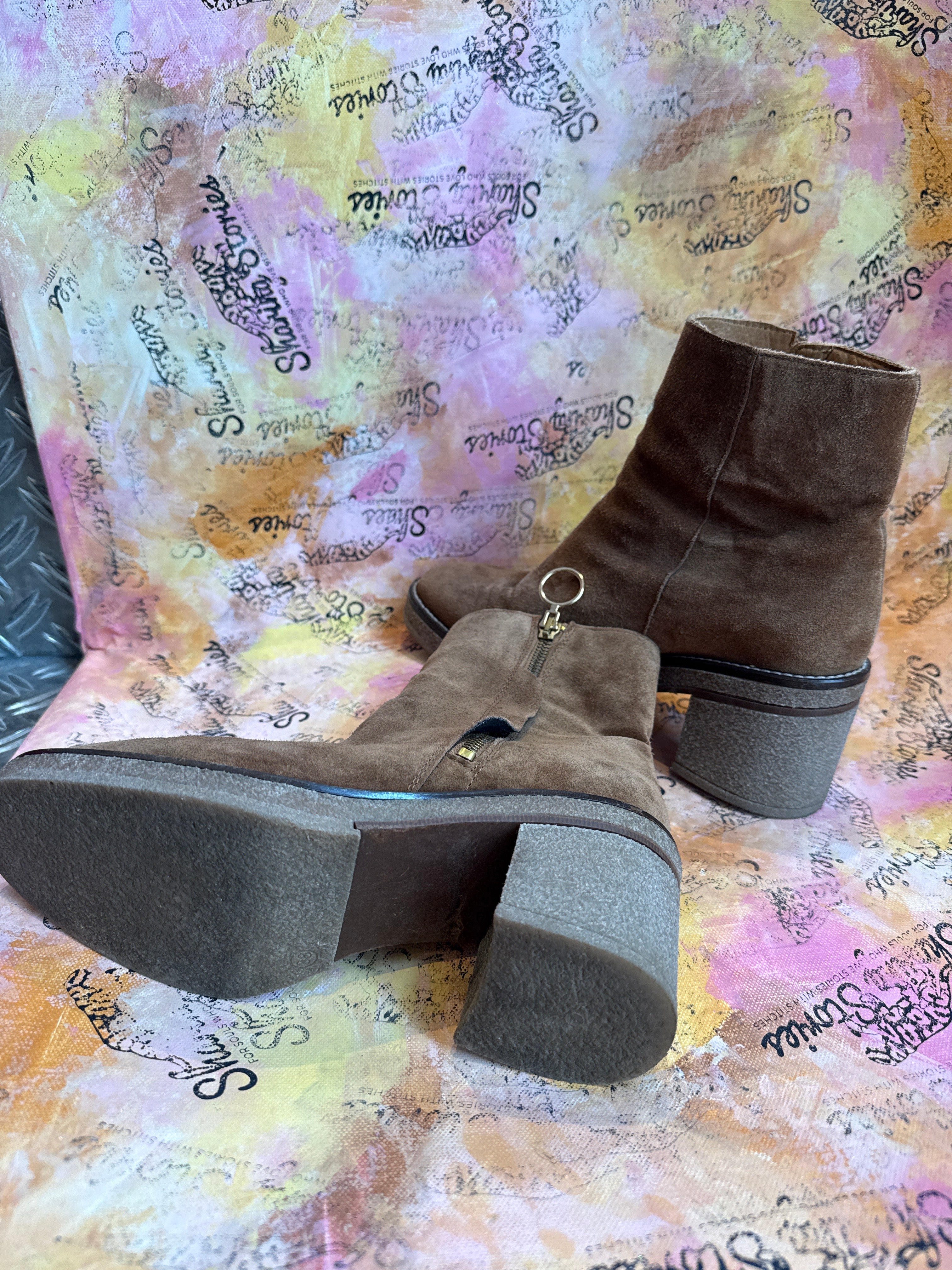 Suede laarzen maat 38