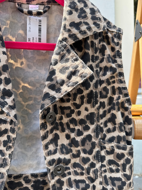 Denim gilet maat 98/104 3-4-5 jaar