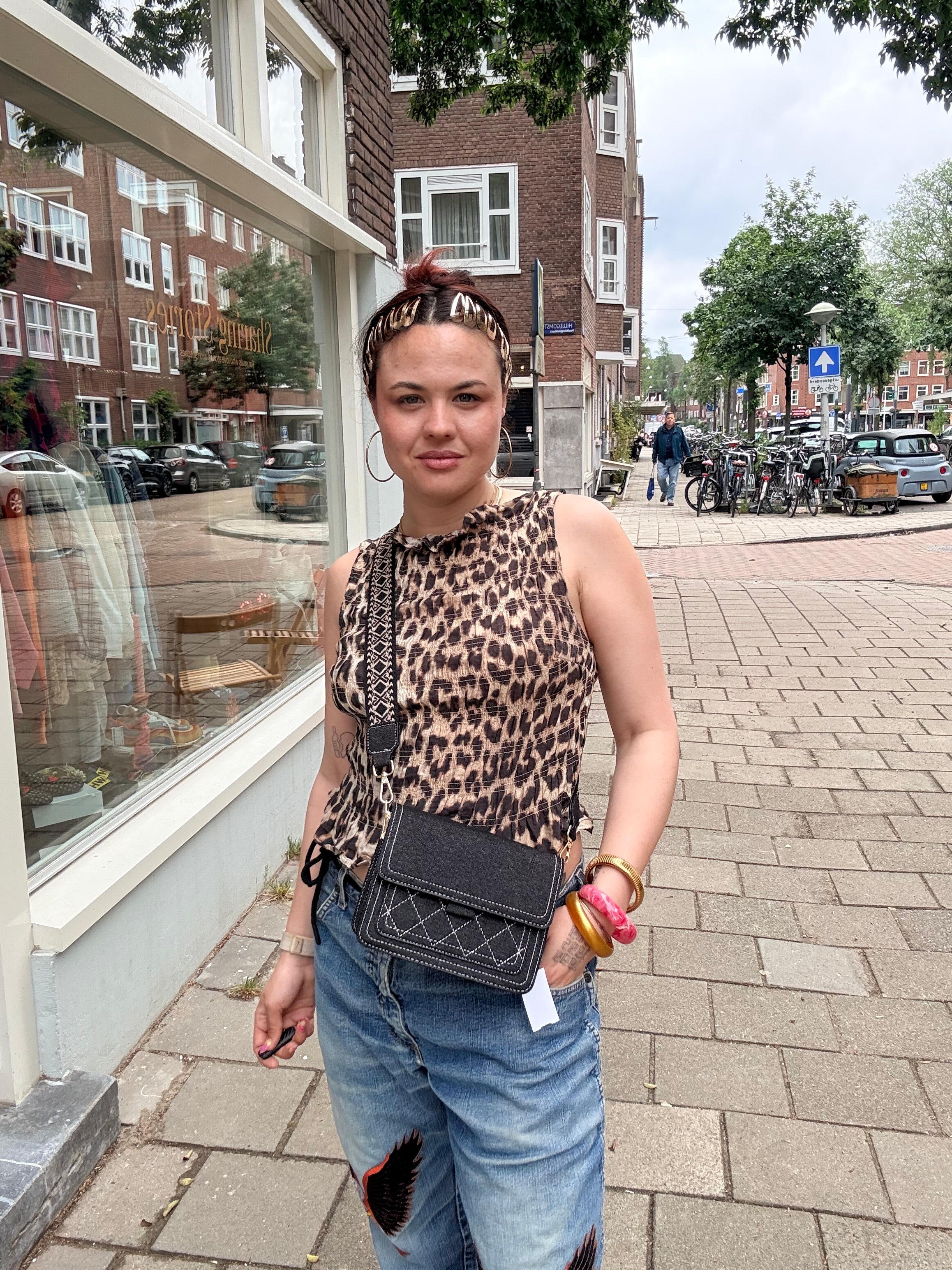 Zwarte handtas (nieuw) verstelbaar hengsel