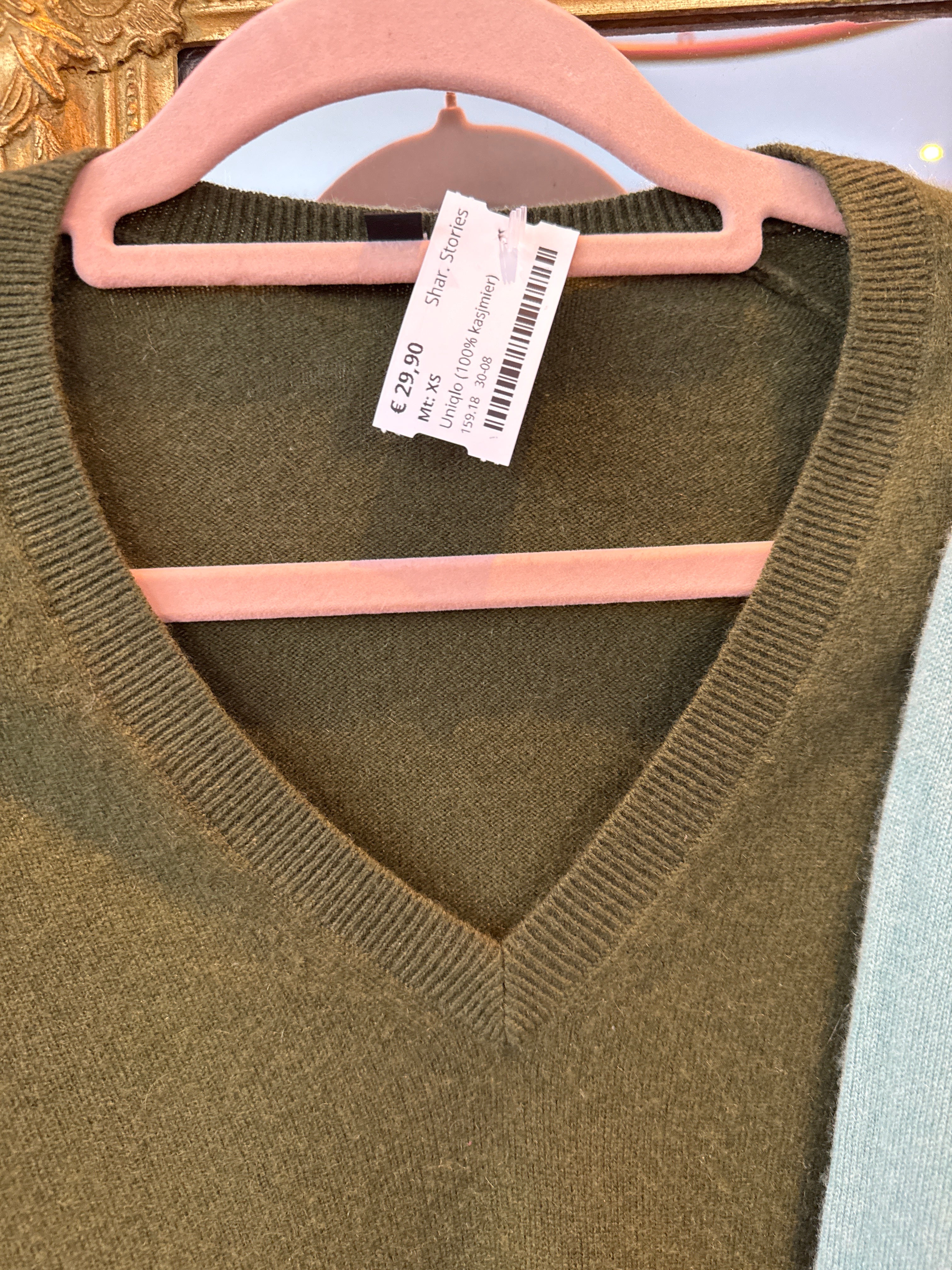 Uniqlo 100% kasjmier trui maat XS - set van 3
