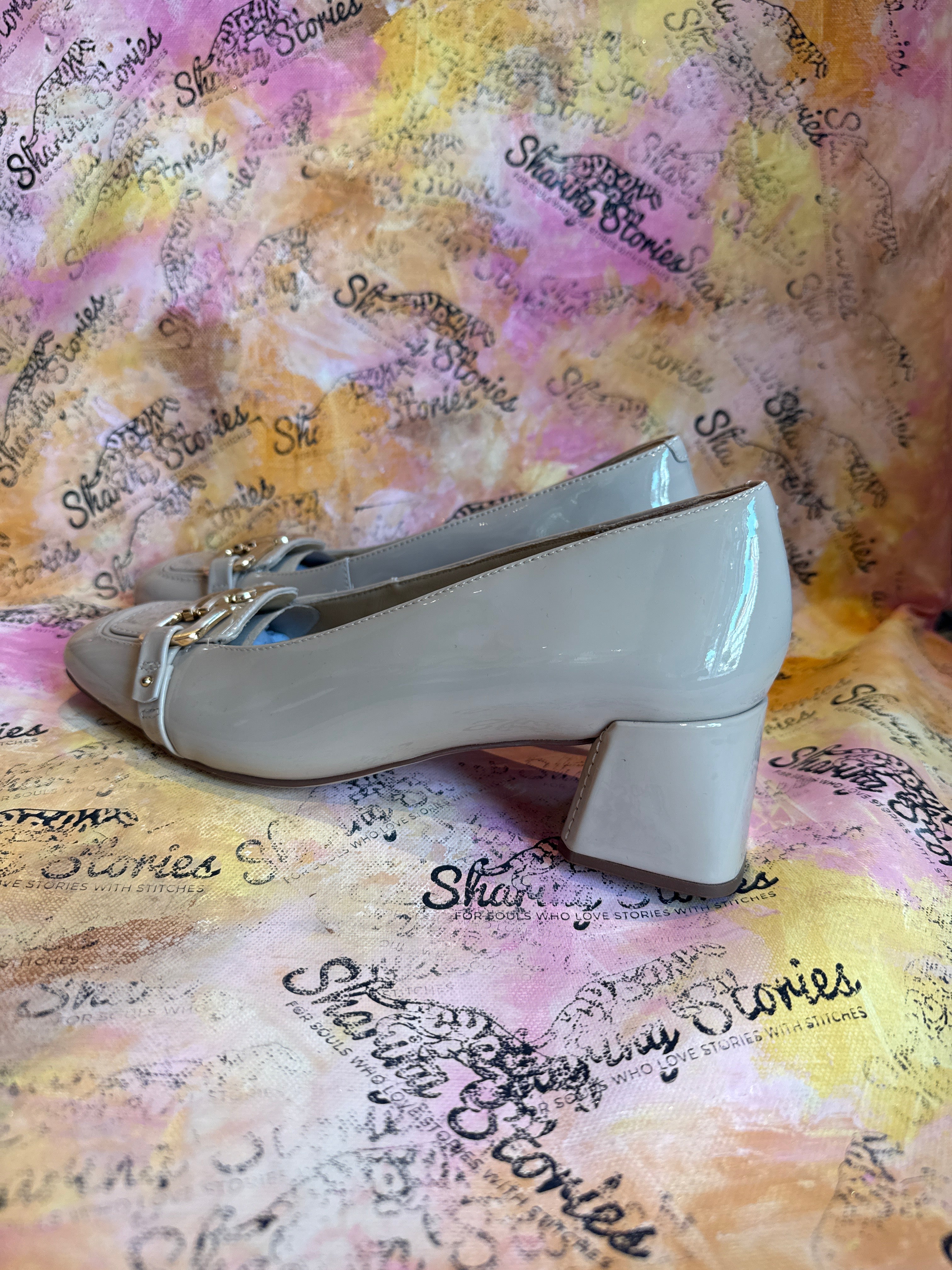Clarks loafers met blokhak / maat 40