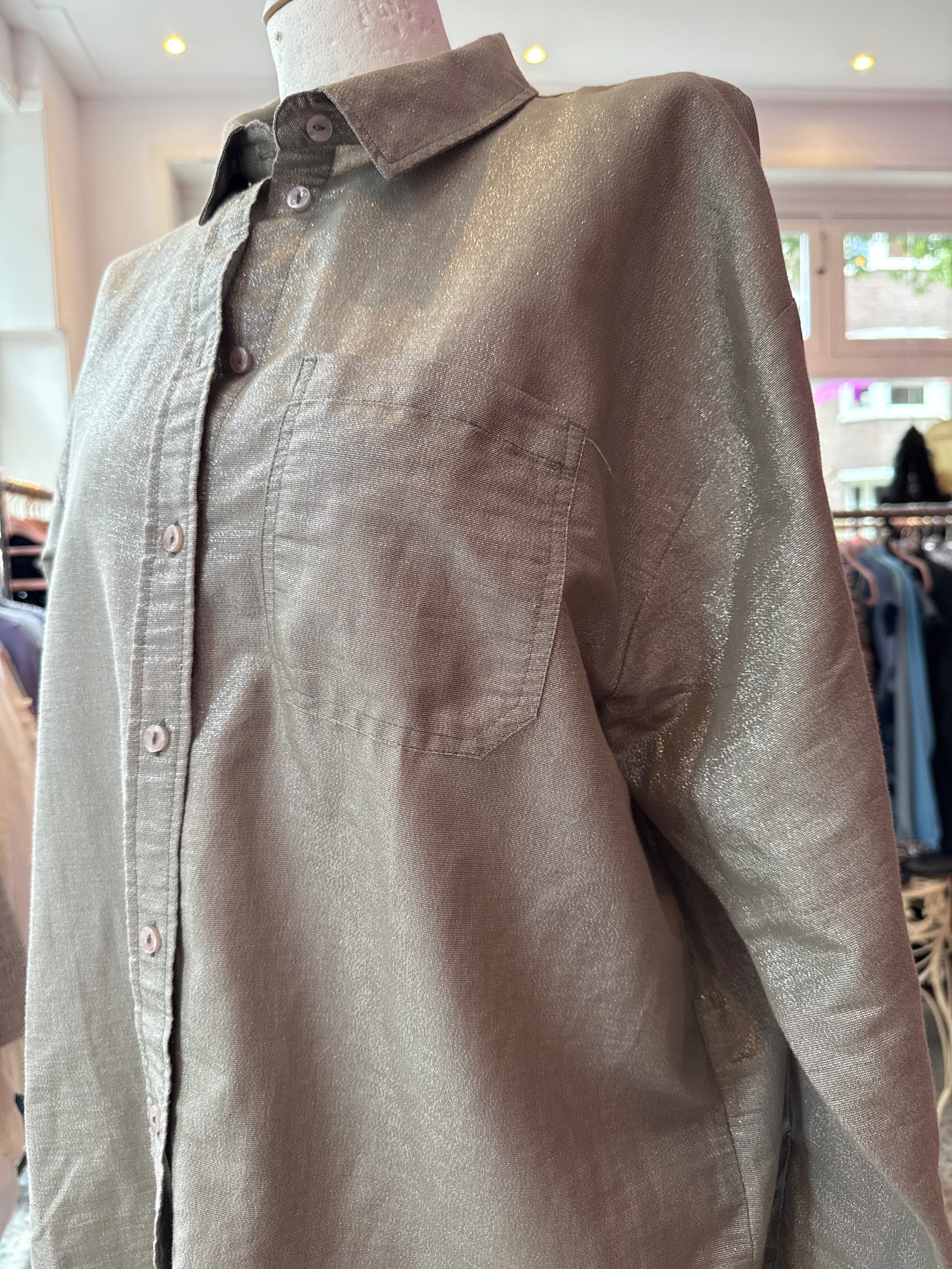 ICHI overhemd oversized maat S
