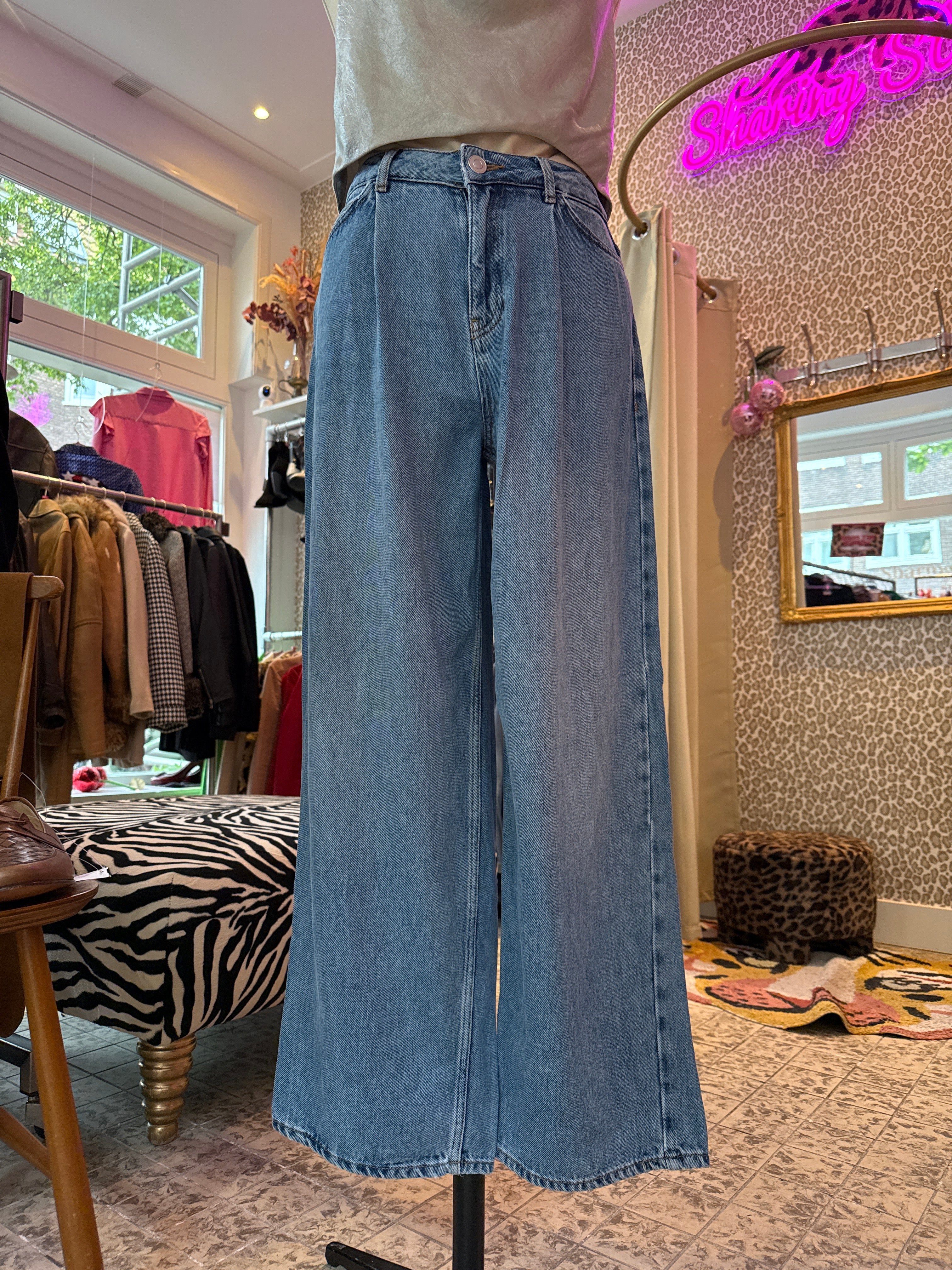 Baukjem jeans maat M