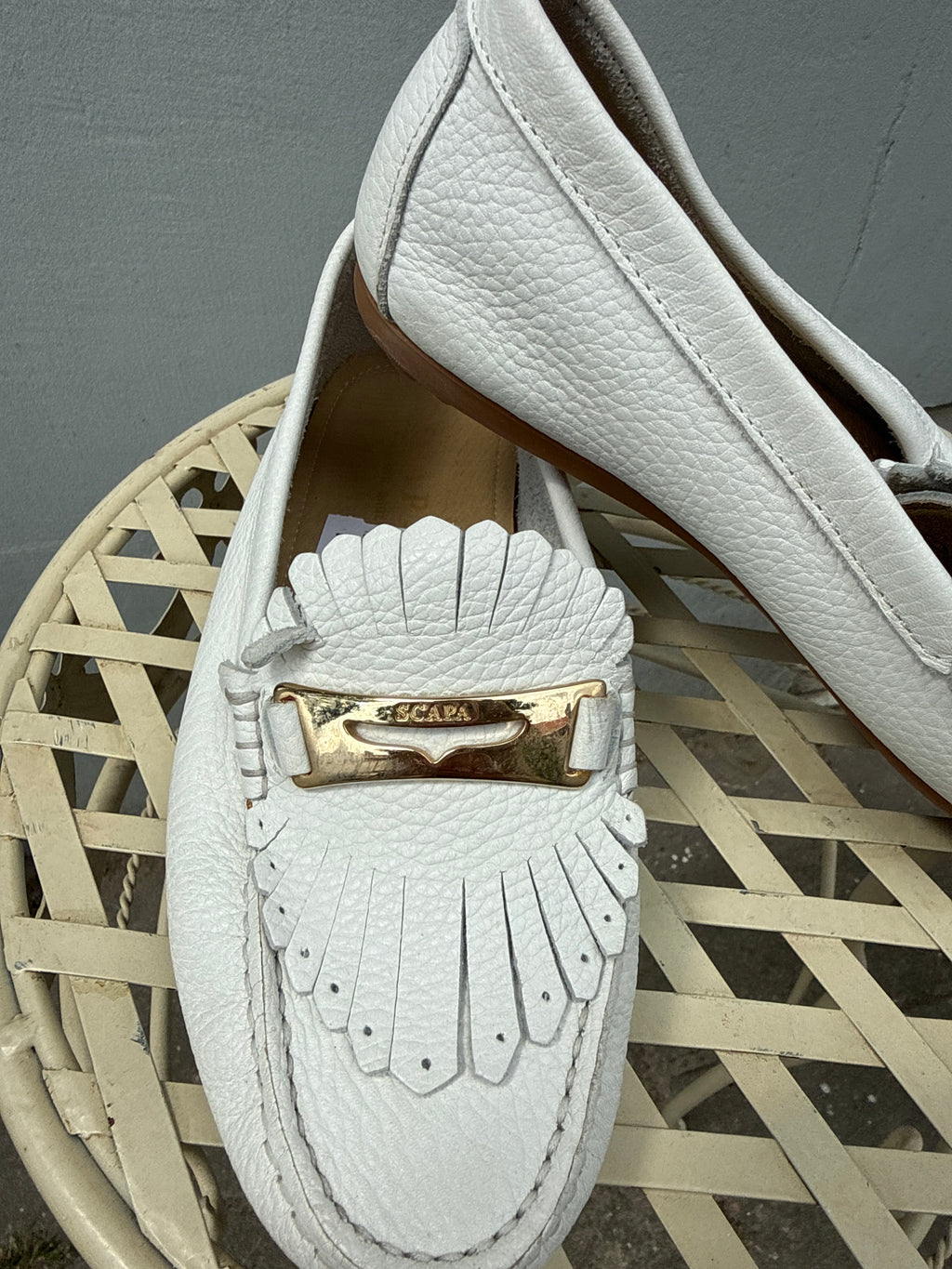 Scapa leren loafers maat 36