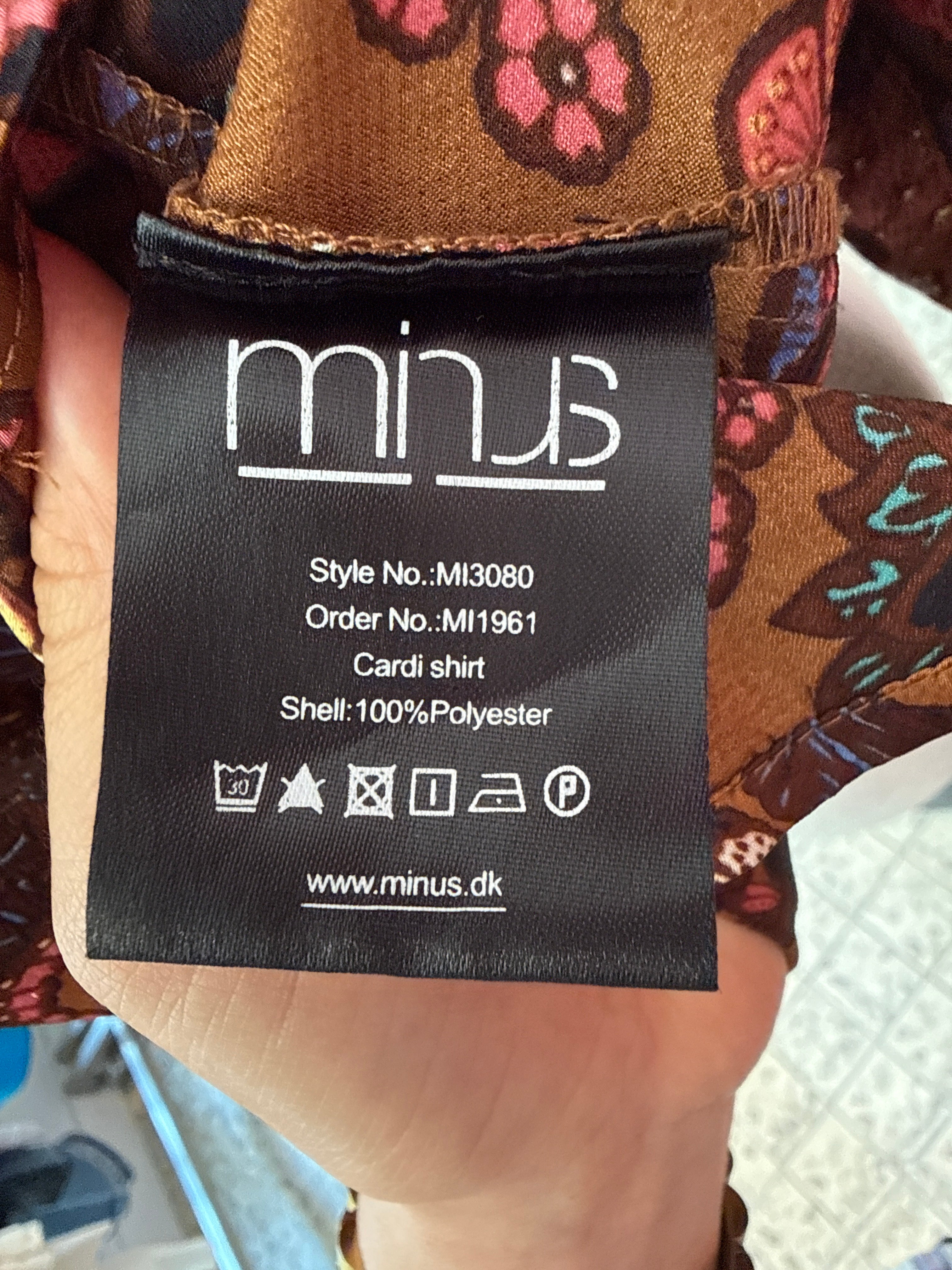Minus overhemd maat S / eu size 36
