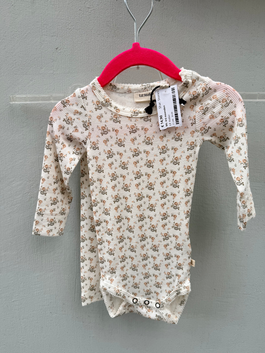 Lil’ Atelier romper & broekje als set maat 4-6 maanden 0-1 jaar