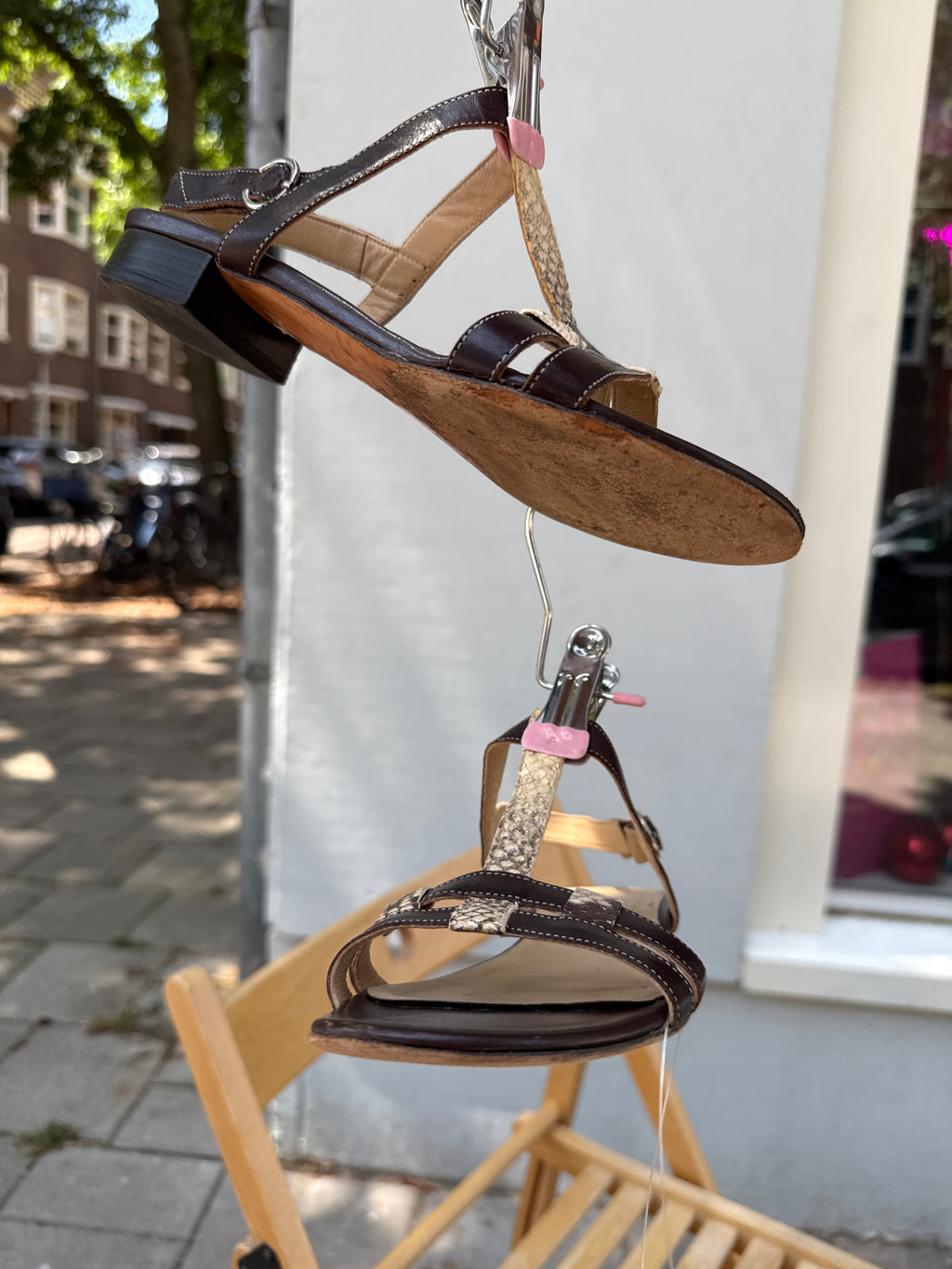 Paul Noyen leren sandalen maat 37