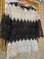 Kanten t-shirt maat M