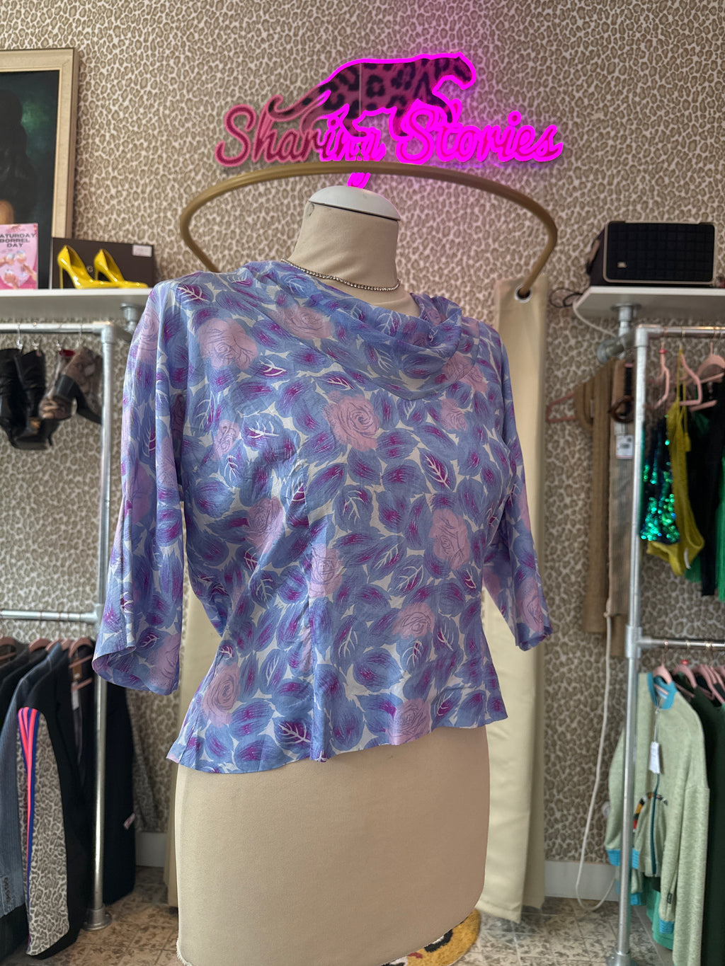 Vintage blouse maat S