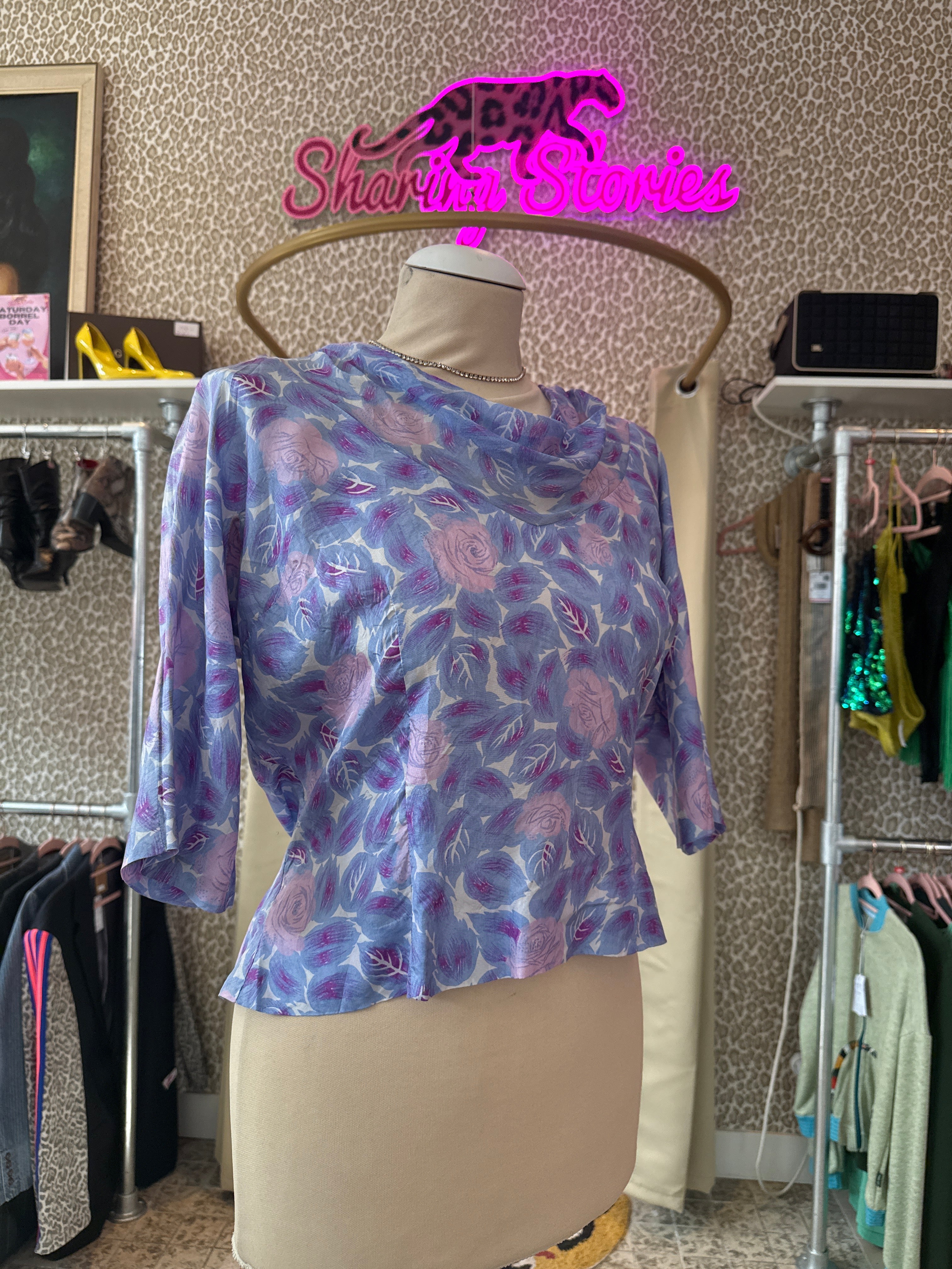 Vintage blouse maat S