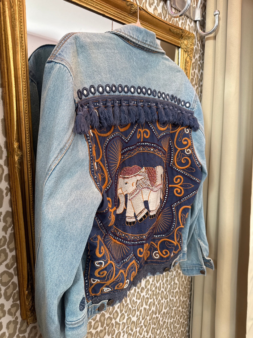 Denim jas maat M/L