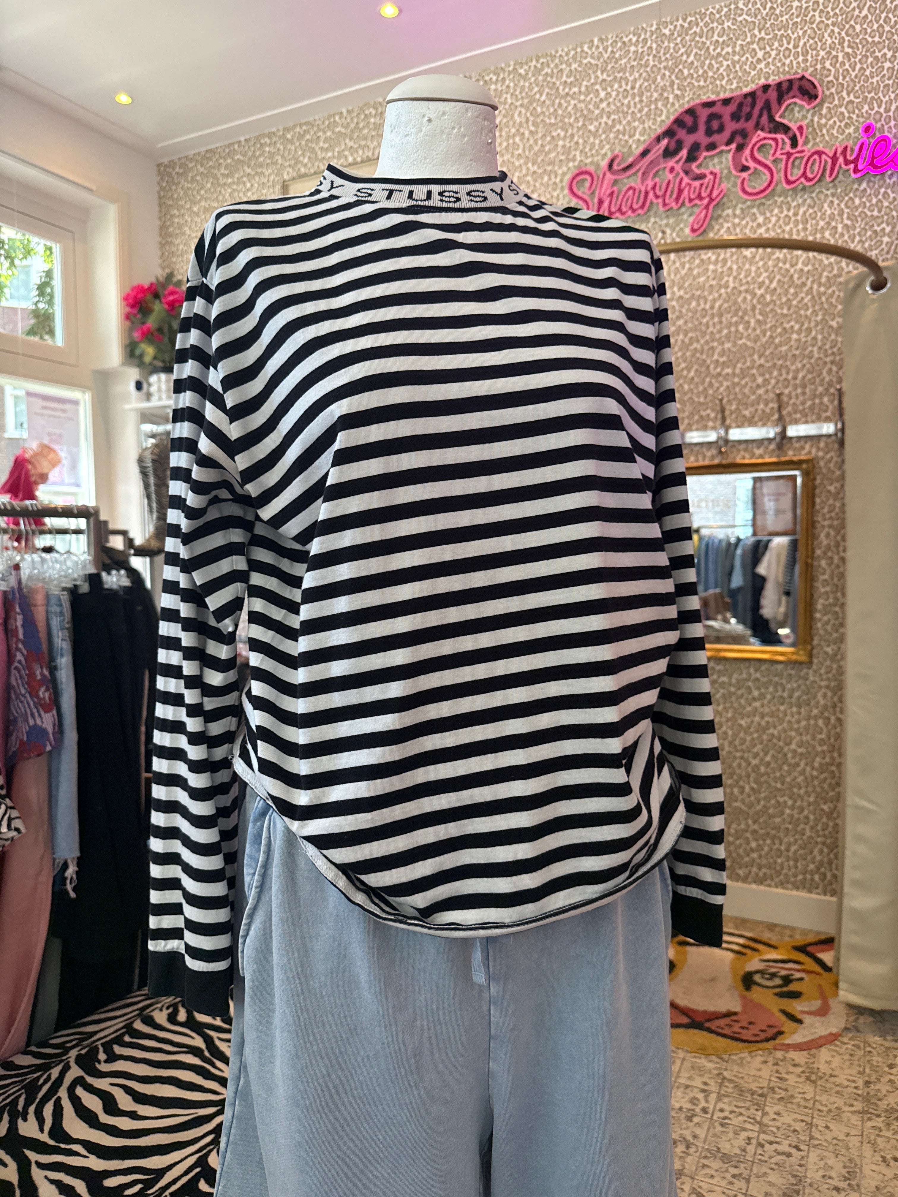 Stussy longsleeve shirt / maat S