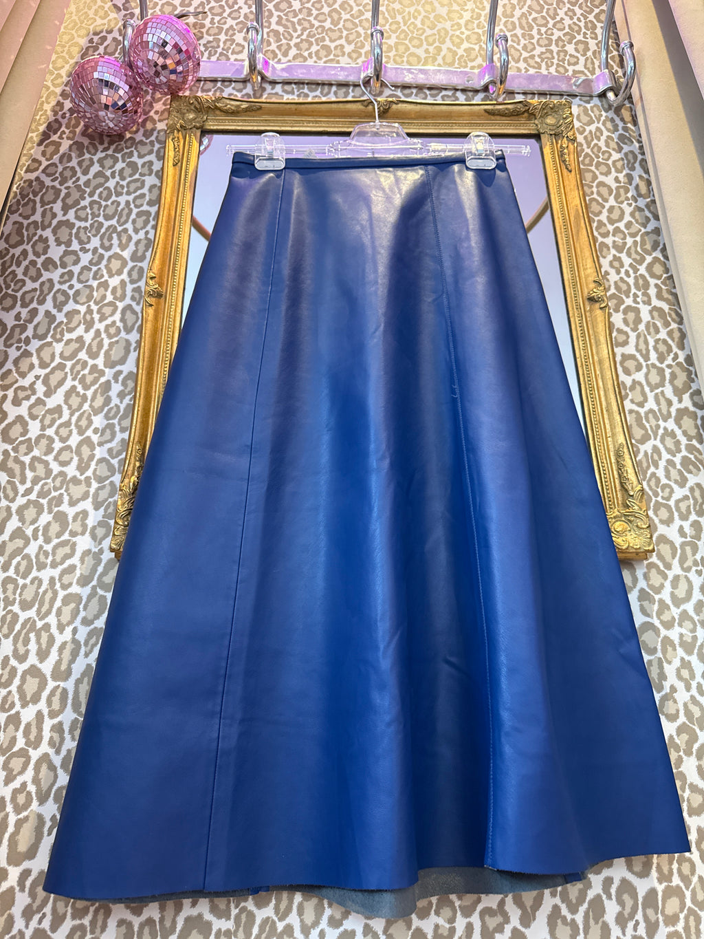 ZARA faux leather rok maat S