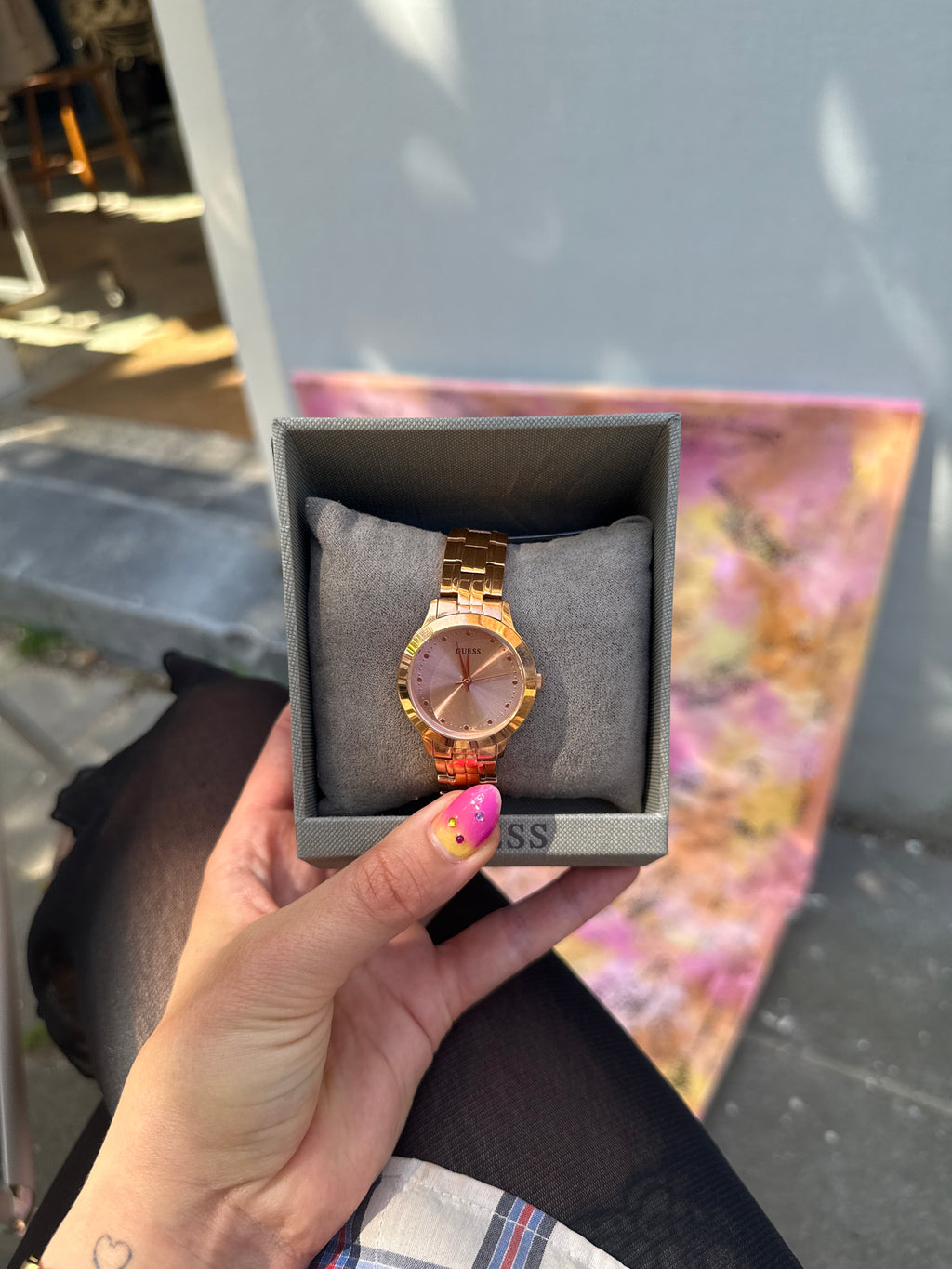Geuss horloge rose goud (nieuw in originele verpakking)