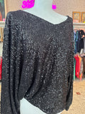 Glitter top maat M/L
