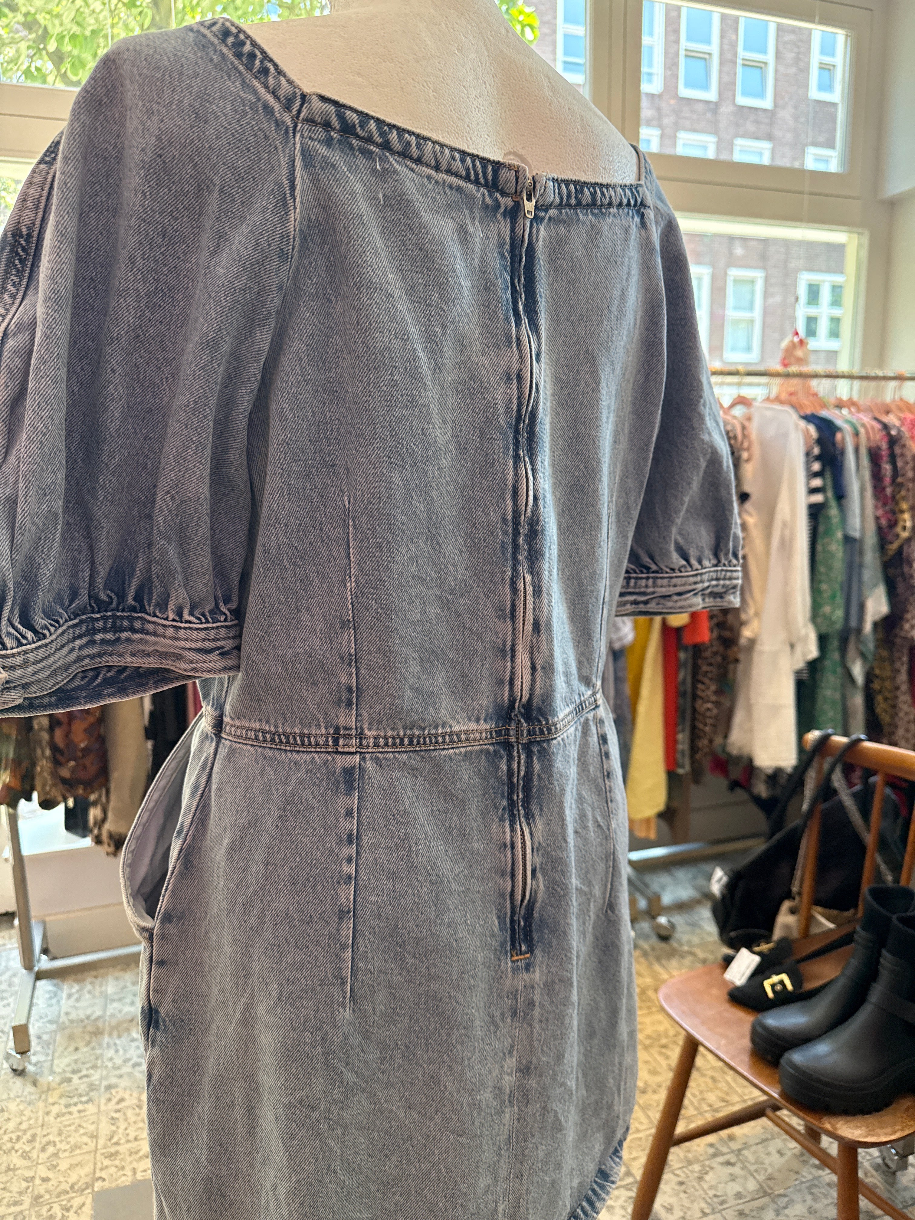 MANGO jurk denim maat L