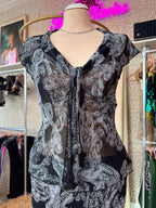 Vintage top en rok - set - maat S