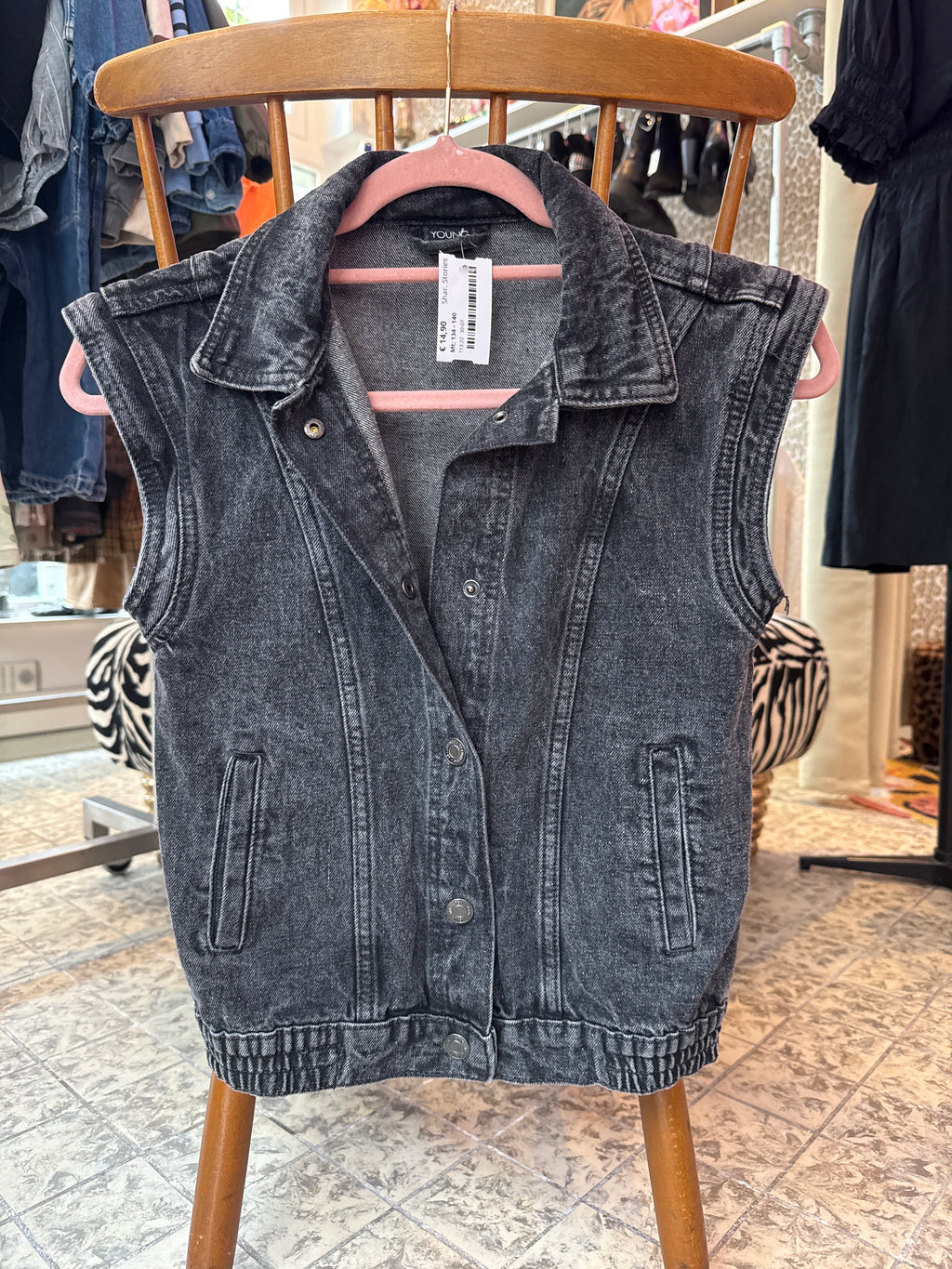 Denim gilet 8/9/10 jaar