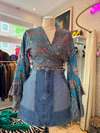 100% zijde top - one size