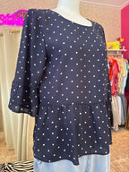 s’Oliver polkadot blouse maat M