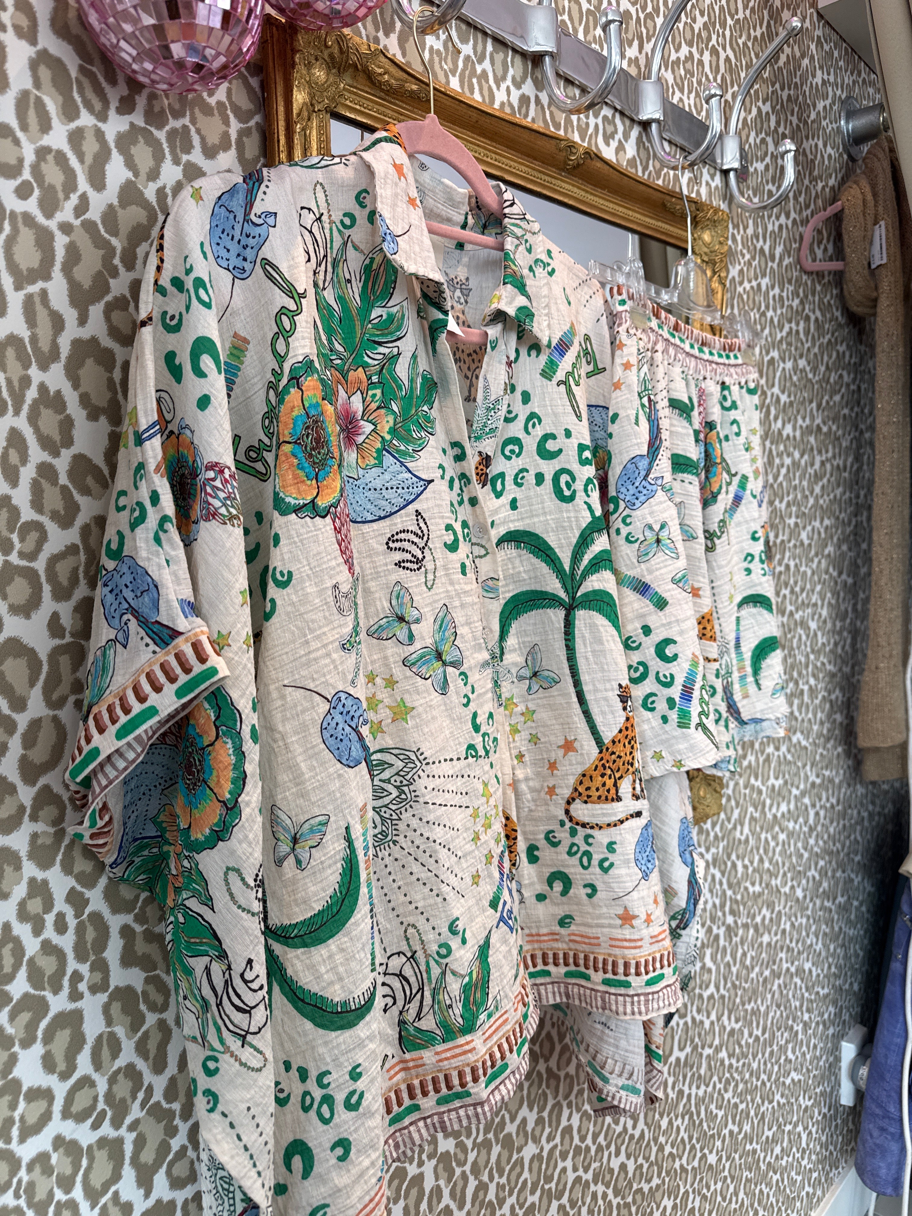 Zomerse set maat S/M/L