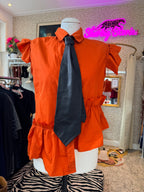 Upcycle shirt / made by Sharon / handmade / maat S/M / exclusief stropdas