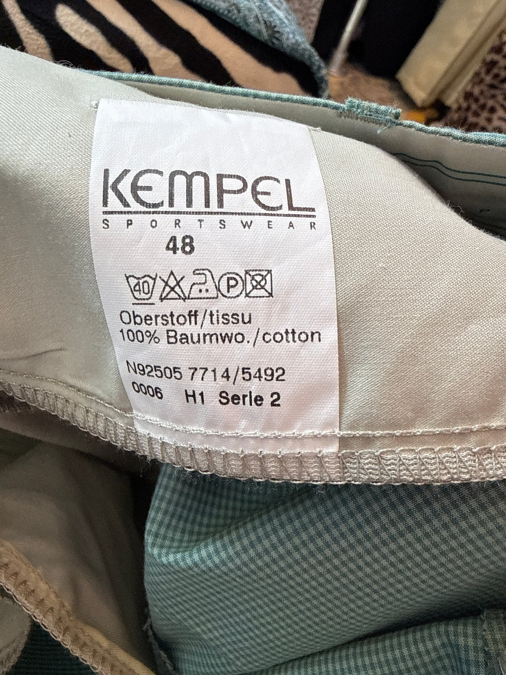 Katoenen pantalon maat M/L