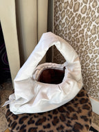 Faux leather tas