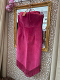 Manigance Paris leather dress maat M