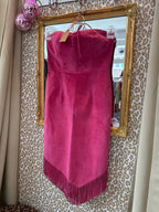Manigance Paris leather dress maat M