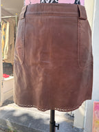 Leren rok maat 40