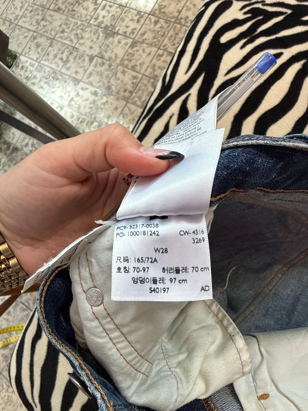 LEVI’s 501 shorts maat M