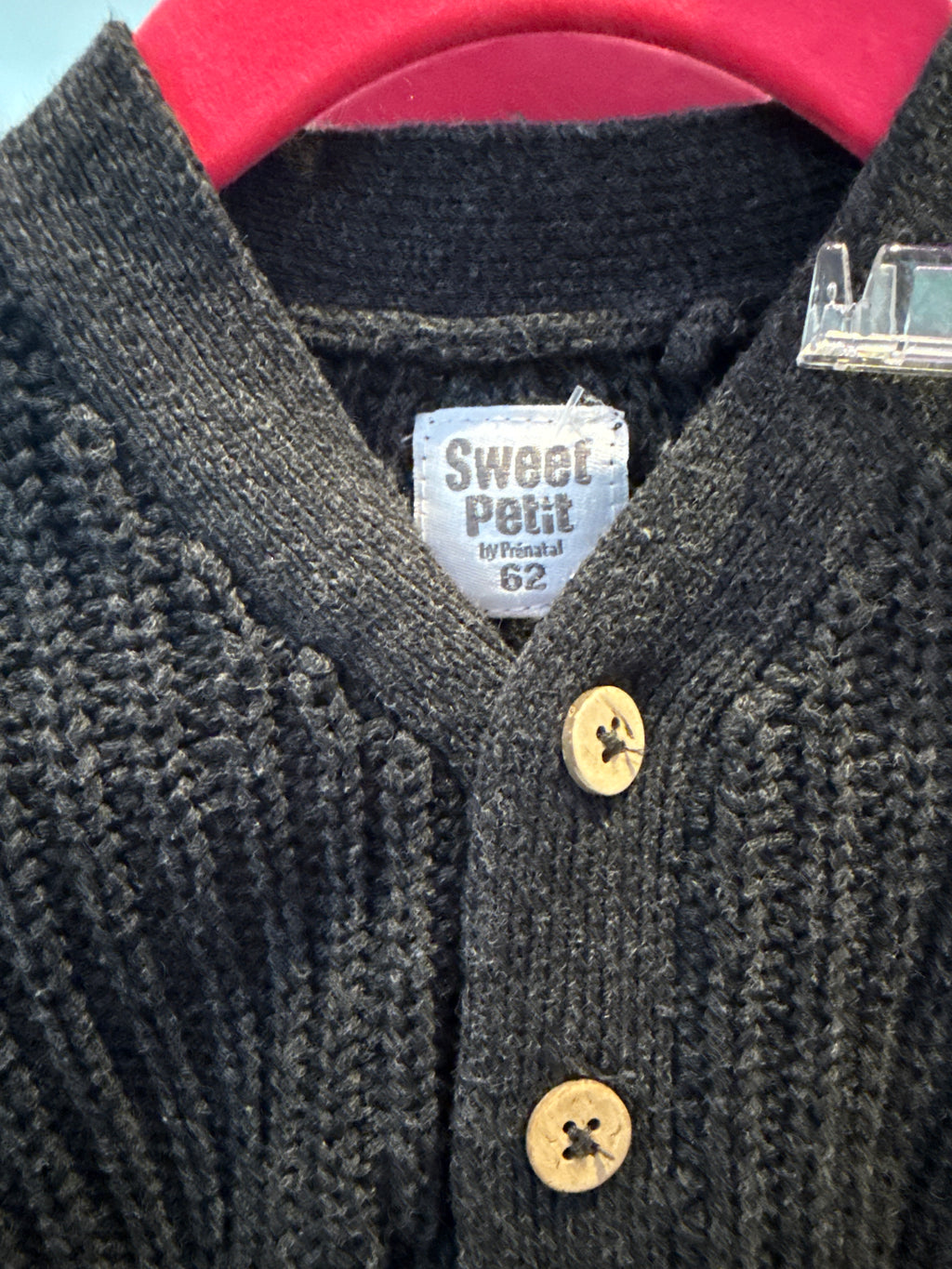 Prenatal vest en LEVI’s cargo 1/2/3 maanden set ACTIE