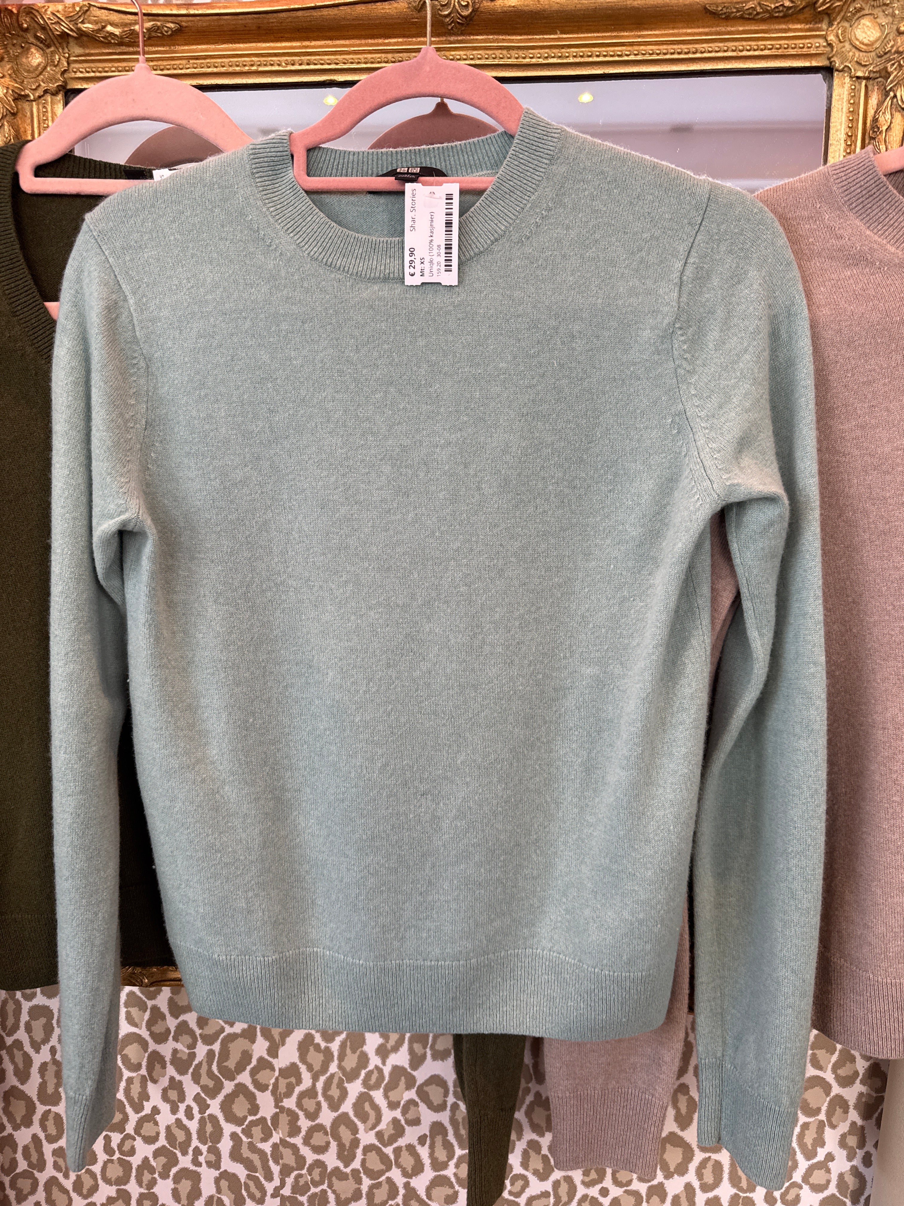 Uniqlo 100% kasjmier trui maat XS - set van 3