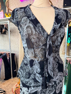 Vintage top en rok - set - maat S
