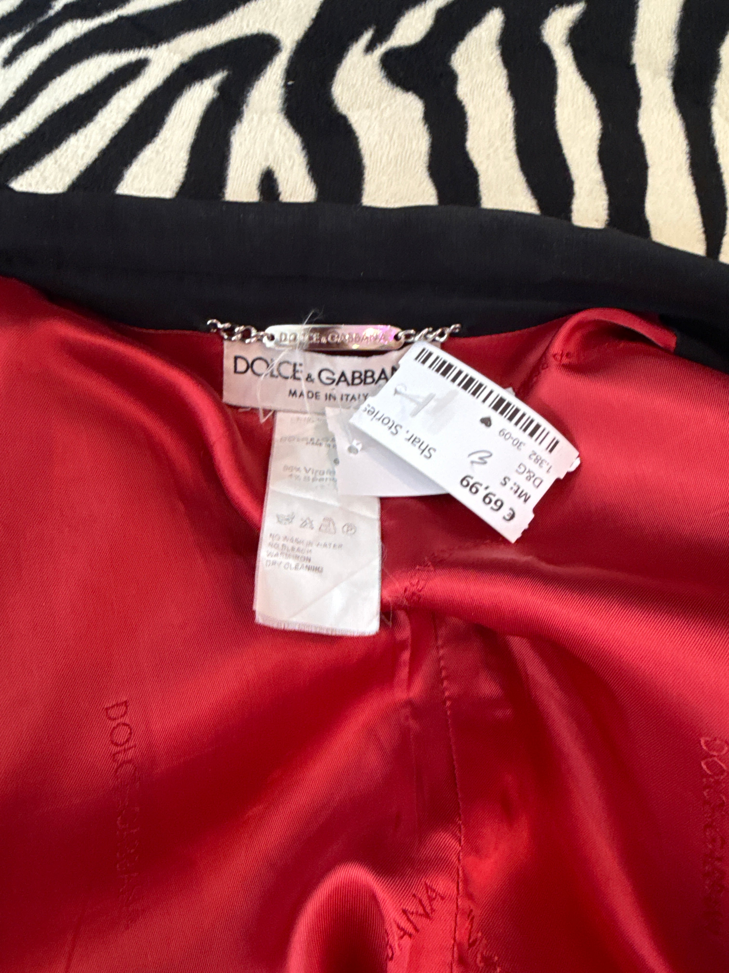 Vintage D&G blazer maat S / IT: 46